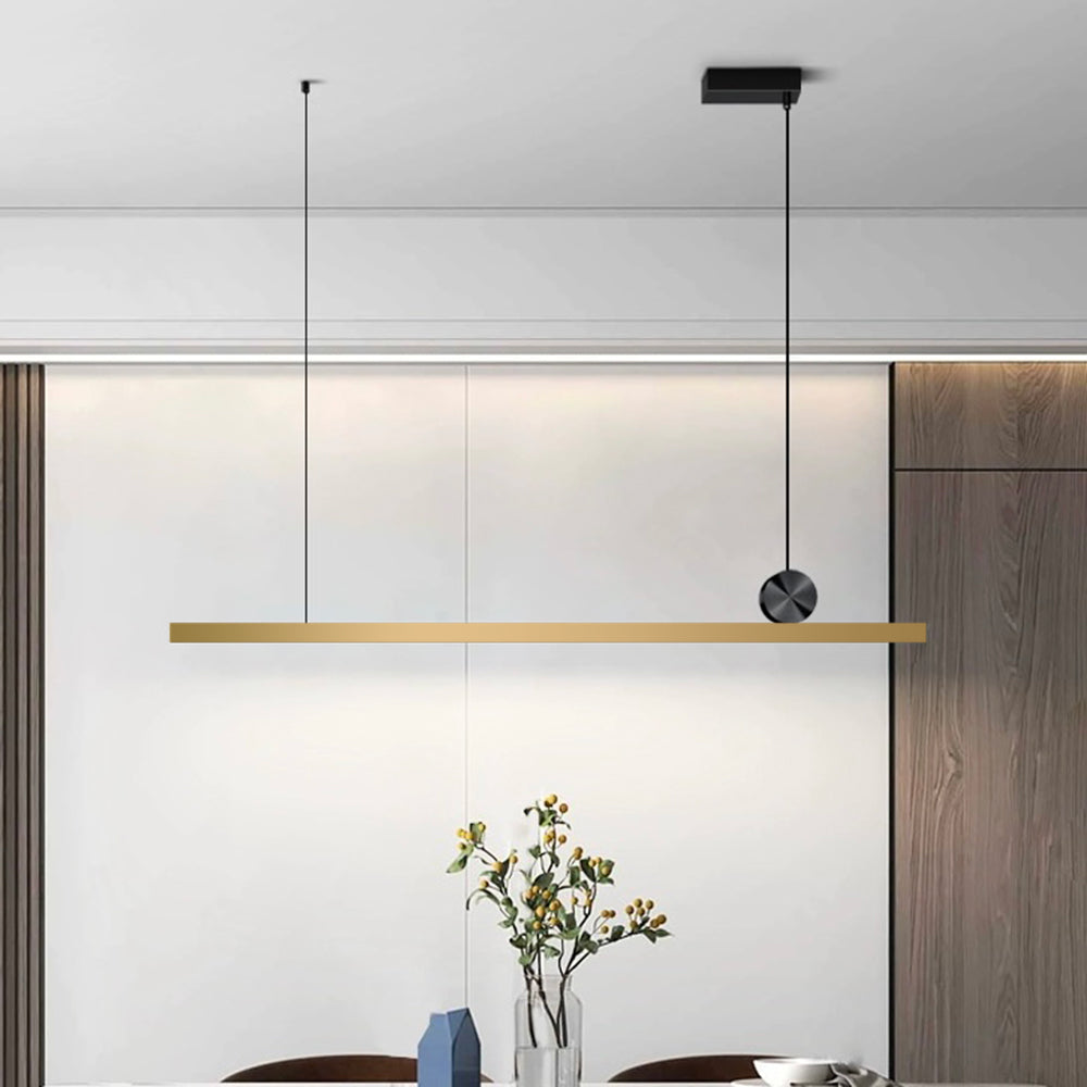 Arisha Pendant Light Asymmetrical Linear Modern Metal Study - Letslighting