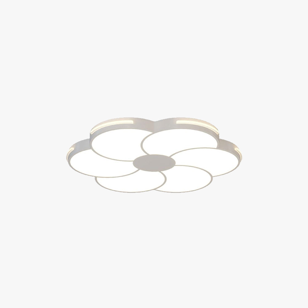 Arisha Modern Flower Metal Acrylic Flush Mount Ceiling Light