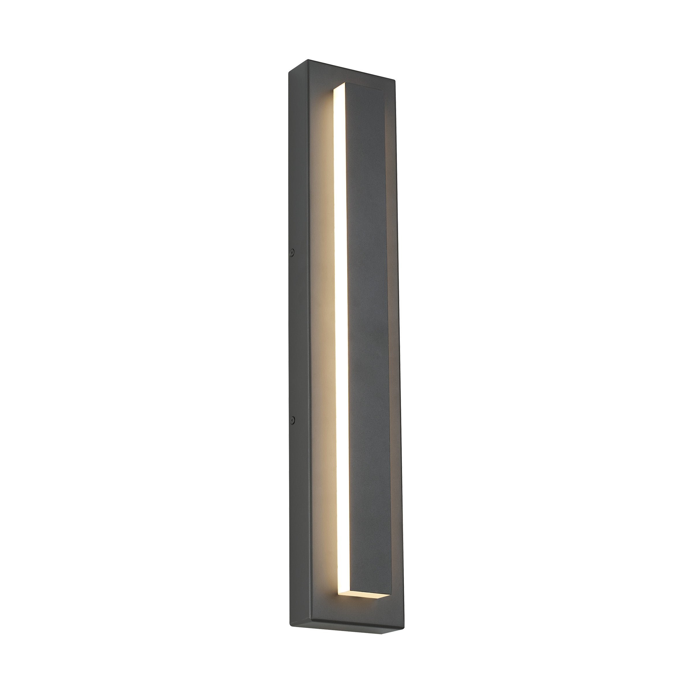Arisha Modern Square Ring Outdoor Wall Lamp, Dark/Gray Bronze - Letslighting