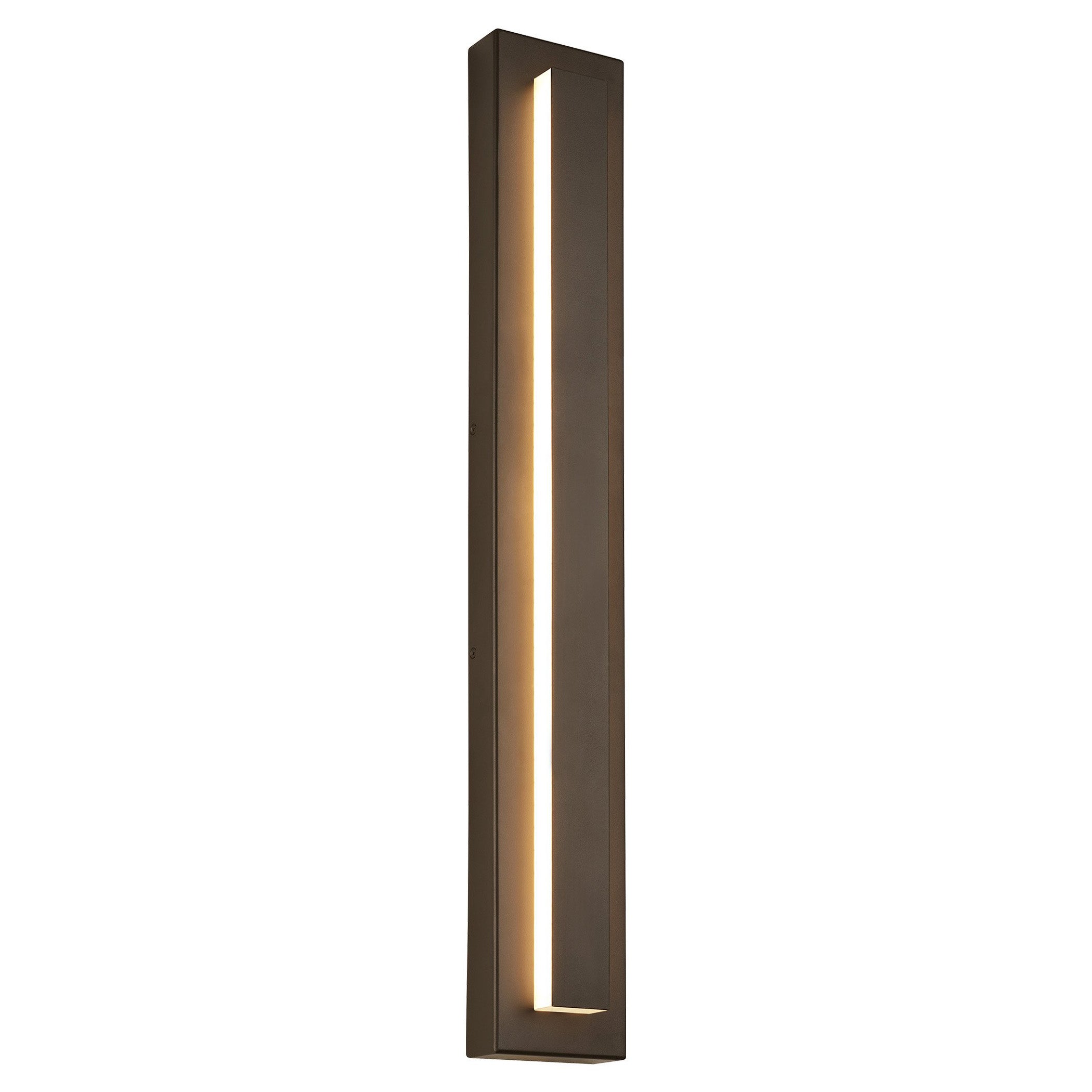 Arisha Modern Square Ring Outdoor Wall Lamp, Dark/Gray Bronze - Letslighting