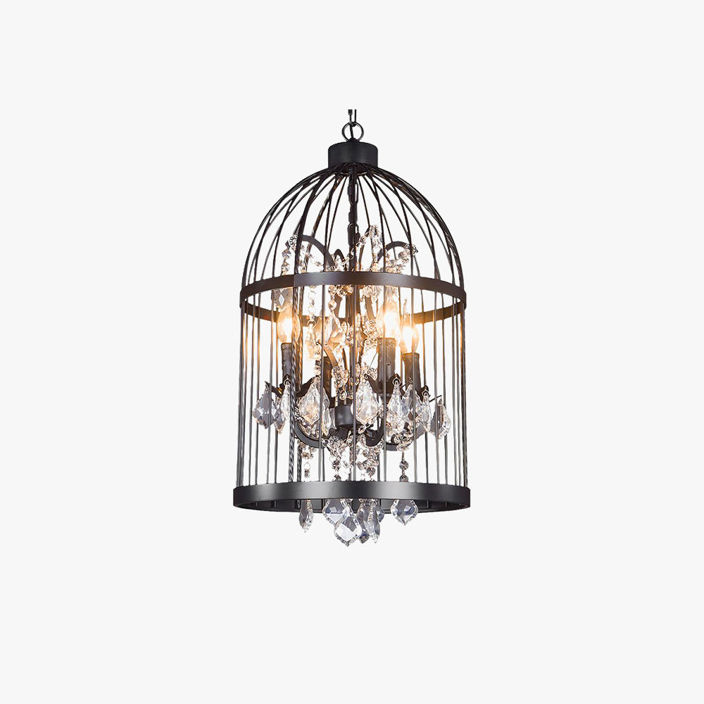 Arisha Designer Industrial Vintage Birdcage Pendant Light - Letslighting