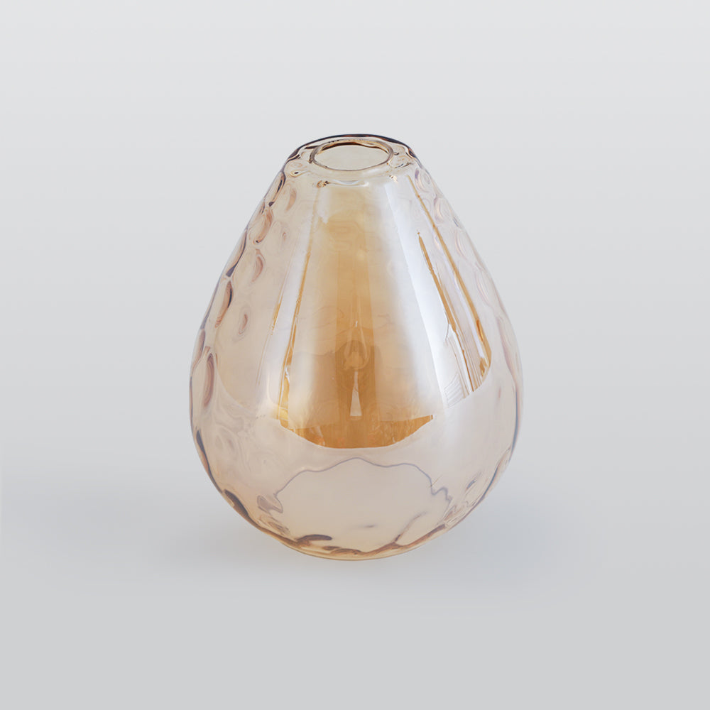 Avi Vintage Teardrop Pendant Light, Glass/Wood - Letslighting