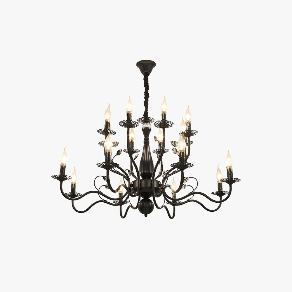 Kristy Antique Candle Crystal Chandelier - Letslighting