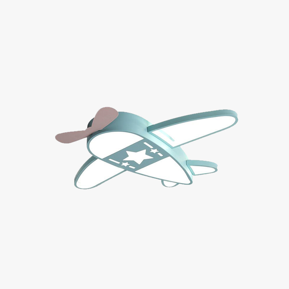 Valentina Modern Airplane Shaped Flush Mount Ceiling Light