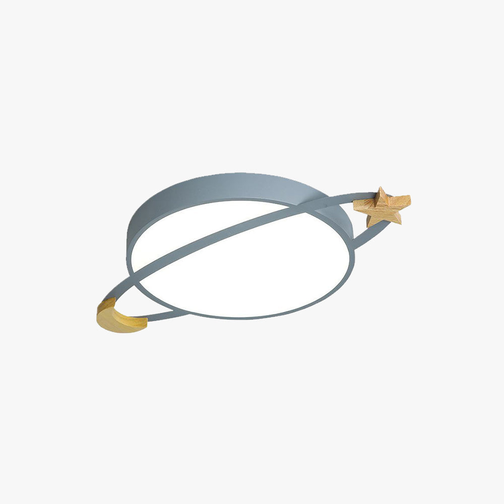 Valentina Modern Acrylic Round Flush Mount Ceiling Light
