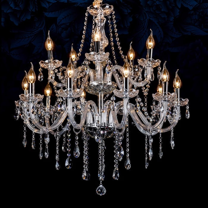 Silva Luxury Candlestick Crystal Chandelier - Letslighting
