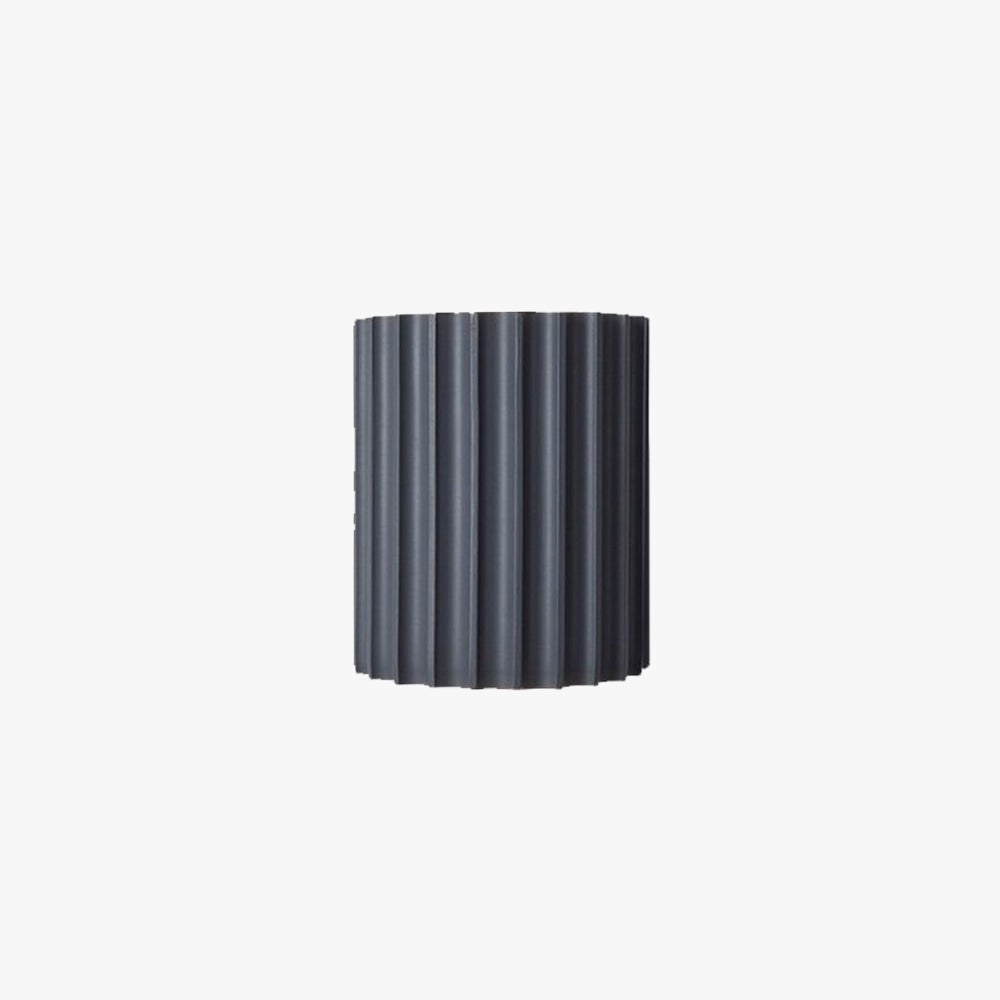 Ray Postmodern Semi-cylindrical Resin Wall Lamp