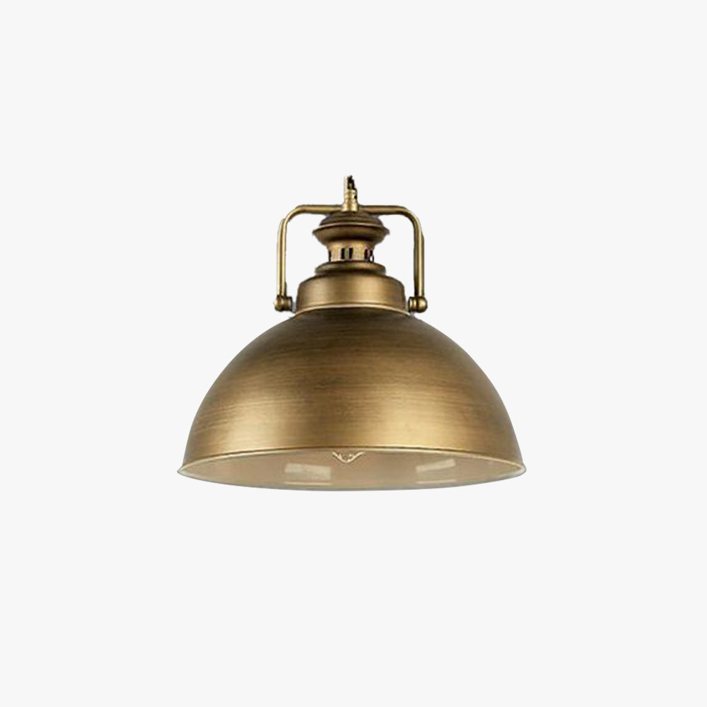 Silva Vintage Metal Demo Industrial Rustic Pendant Light