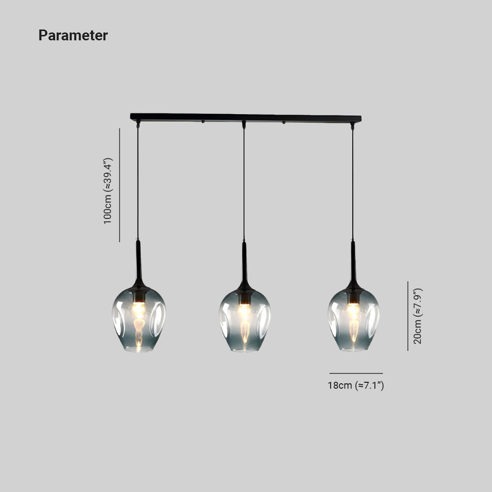 Valentina Modern Globe Glass Pendant Light
