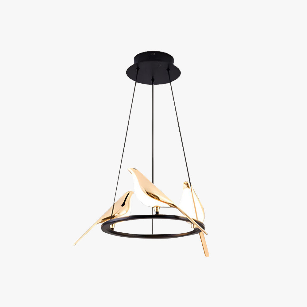 Arisha Art Deco Modern Bird Pendant Light 3/6/9 Heads