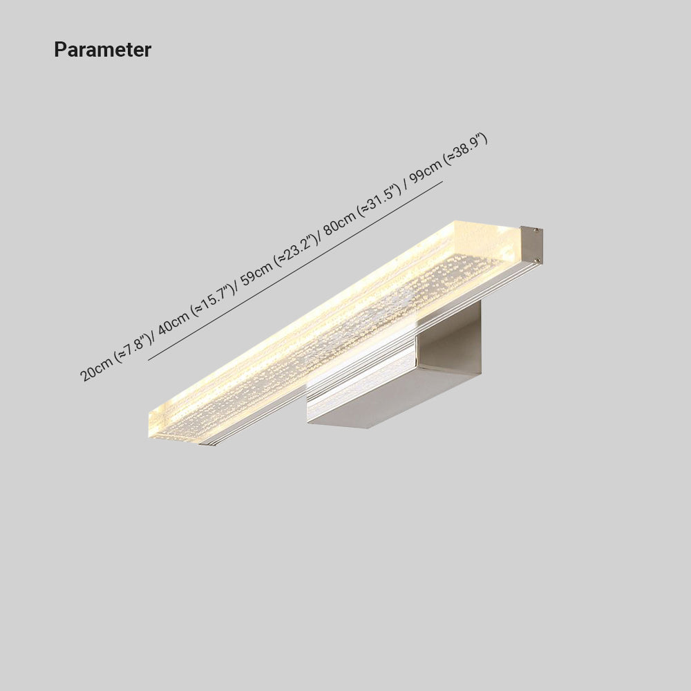 Arisha Modern Rectangular Metal Modern Wall Lamp