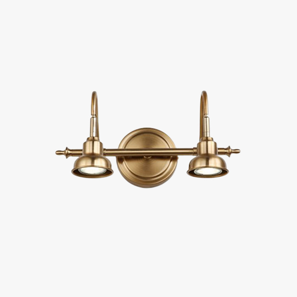 Kristy Vintage Round Arc Vanity Wall Lamp Bedroom