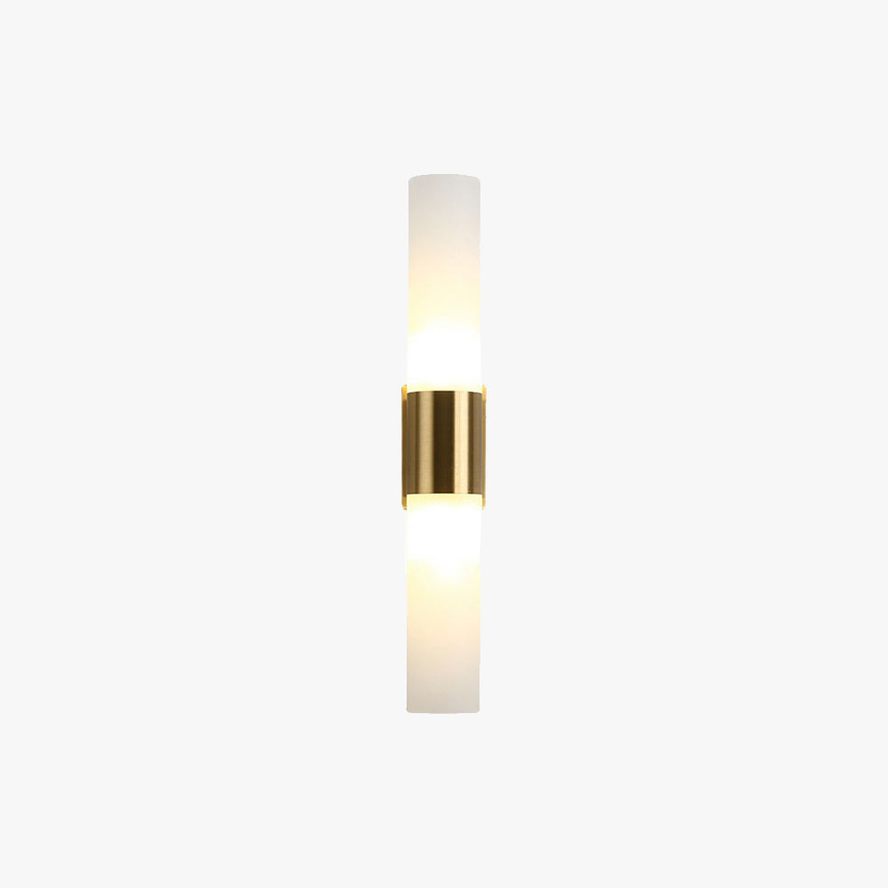 Arisha Modern Double Headed Metal Glass Vanity Wall Lamp