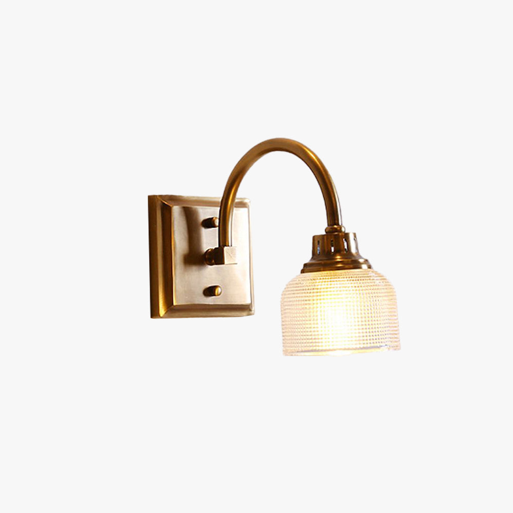 Silva Vintage Bowl-shaped Glass Wall Lamps - Letslighting