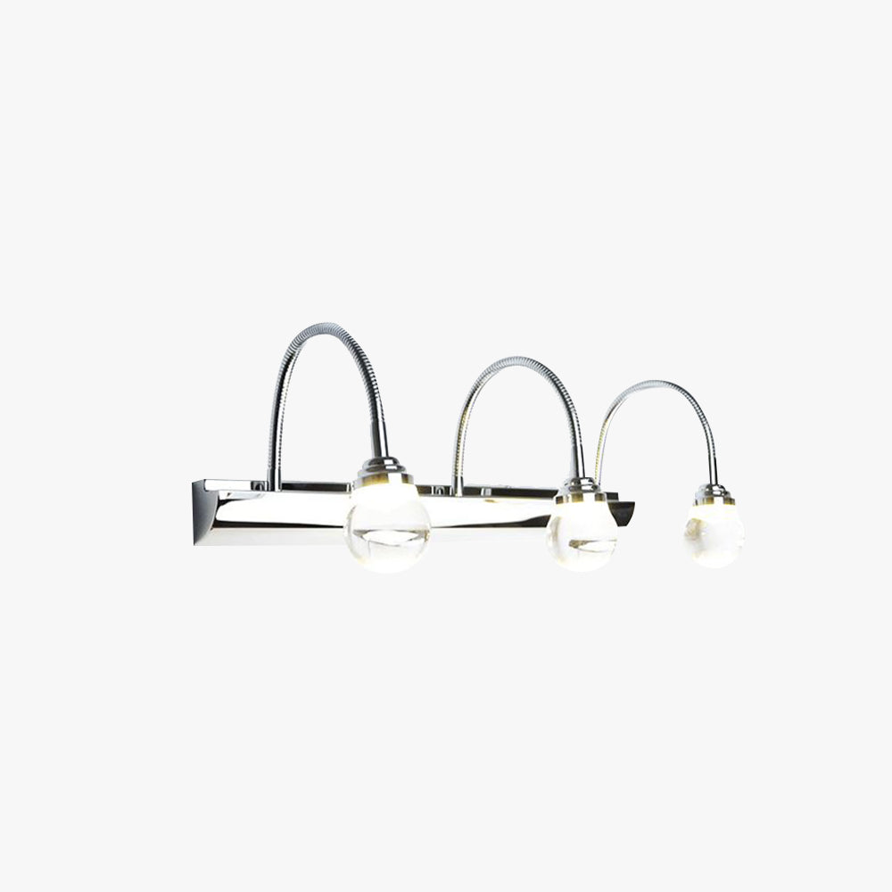 Arisha Modern Curve Around Steel Acrylic Wall Lamp - Letslighting