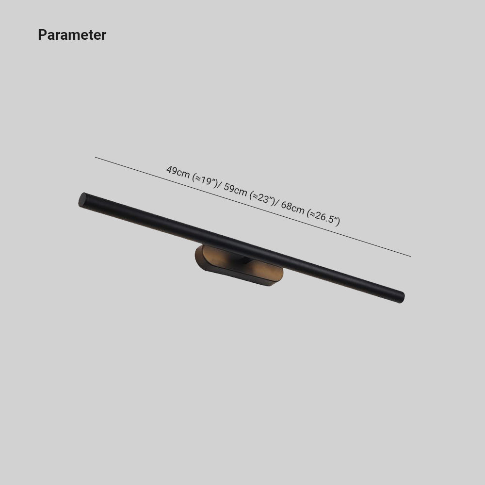 Arisha Minimaliste Arisha Tube Mirror Front Vanity Wall Lamp