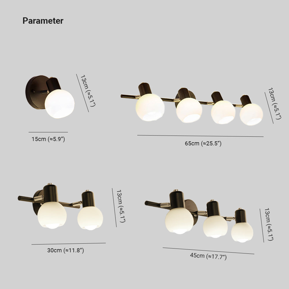 Valentina Vanity Glass Art Wall Lamp, Glass/ - Letslighting