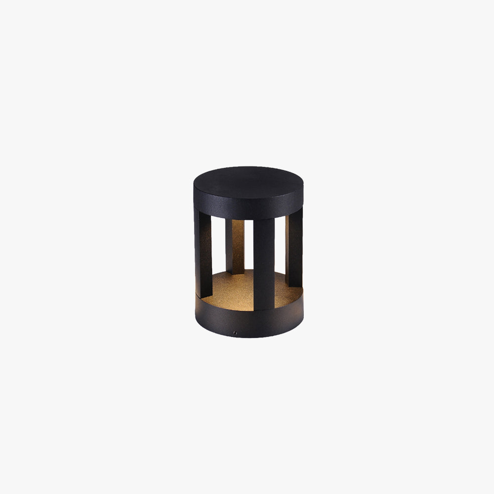 Ray Minimalist Cylindrical Hollow Solar Outdoor Path Light