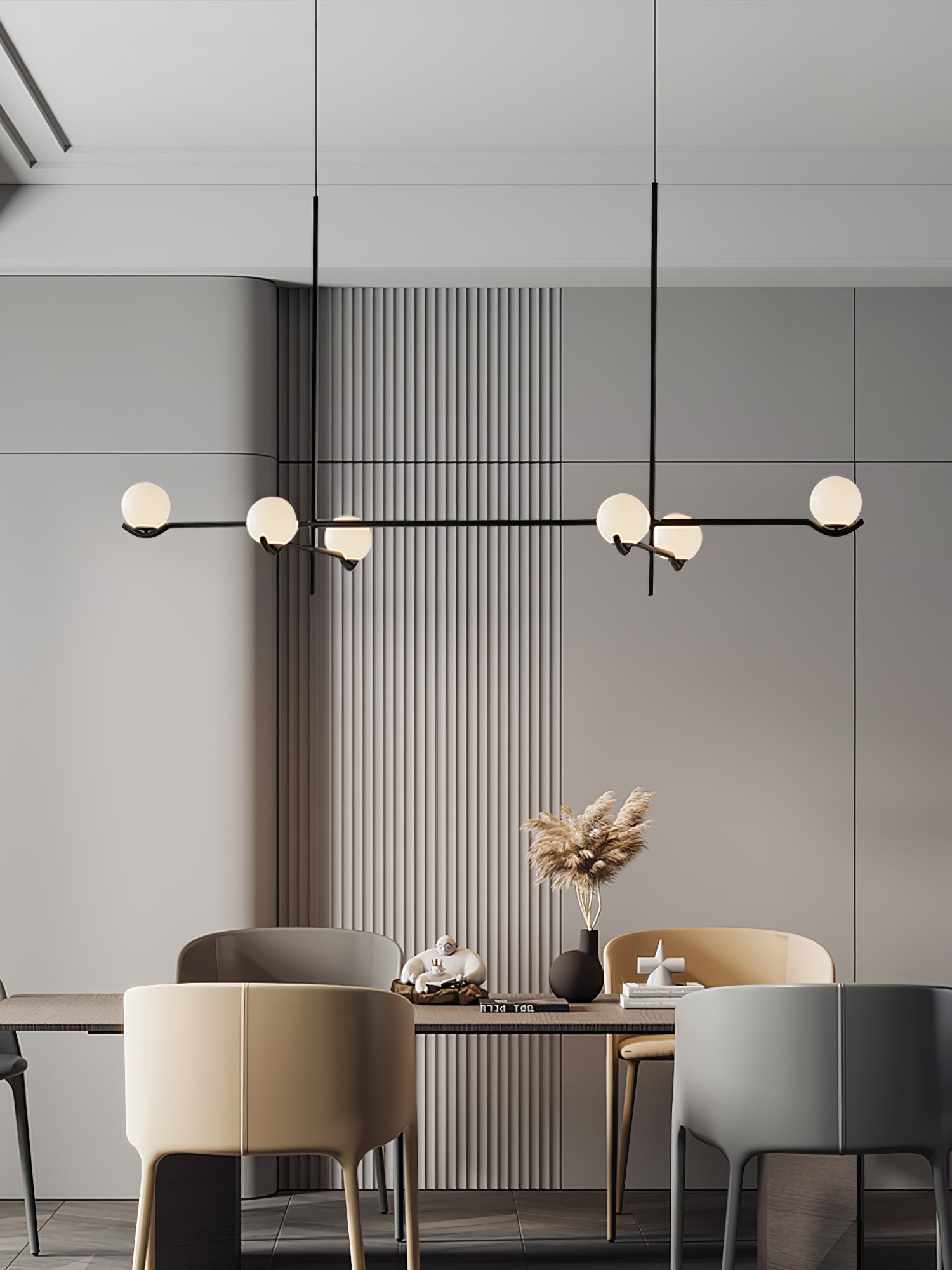Noir Minimalist Glass Pendant Light - Letslighting