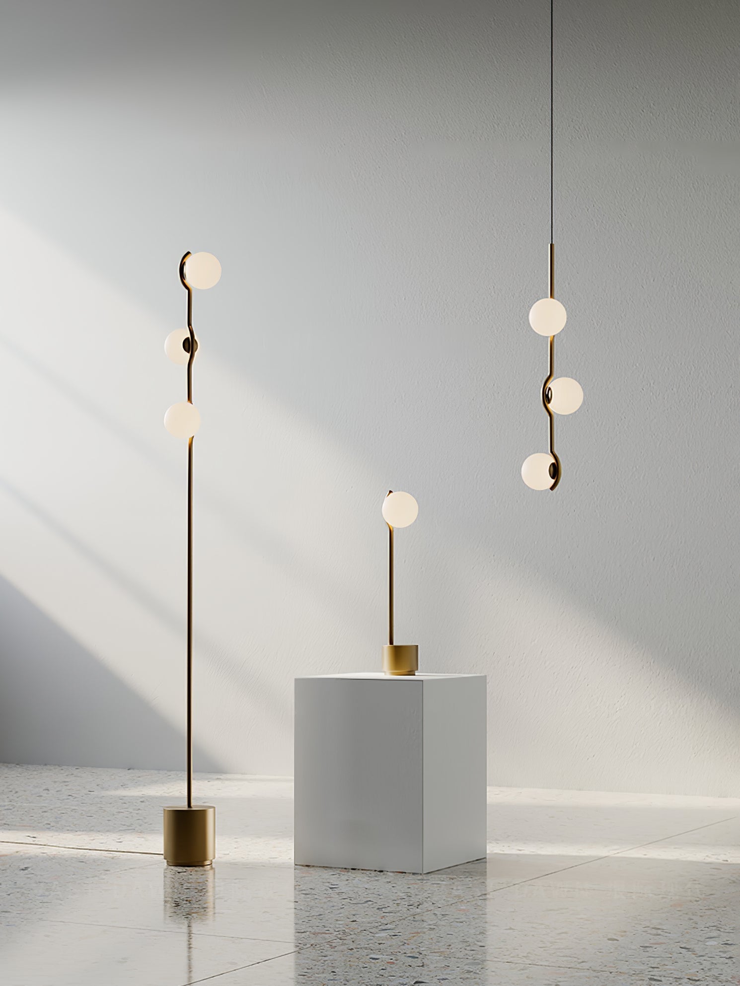 Noir Minimalist Glass Pendant Light - Letslighting