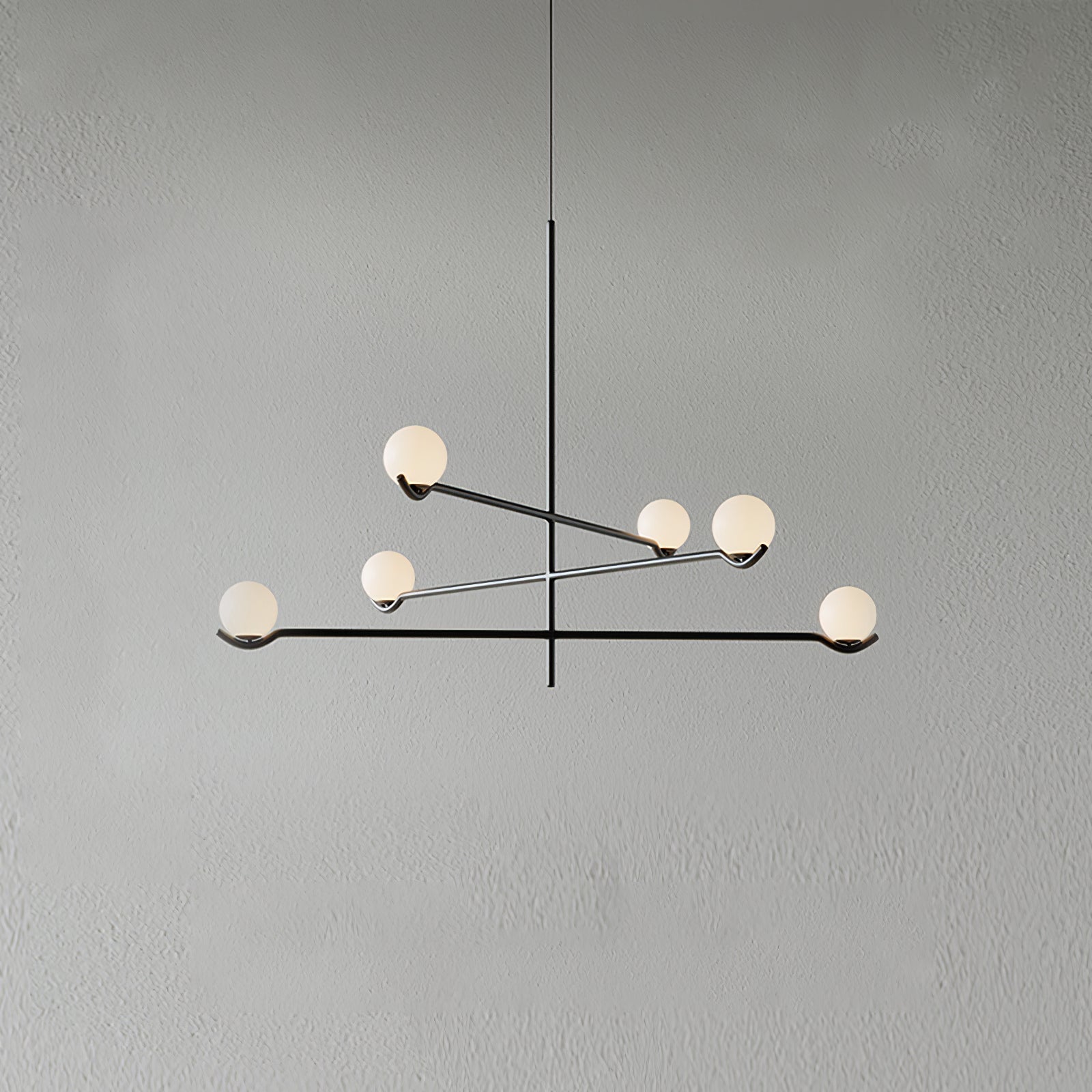 Noir Minimalist Glass Pendant Light - Letslighting