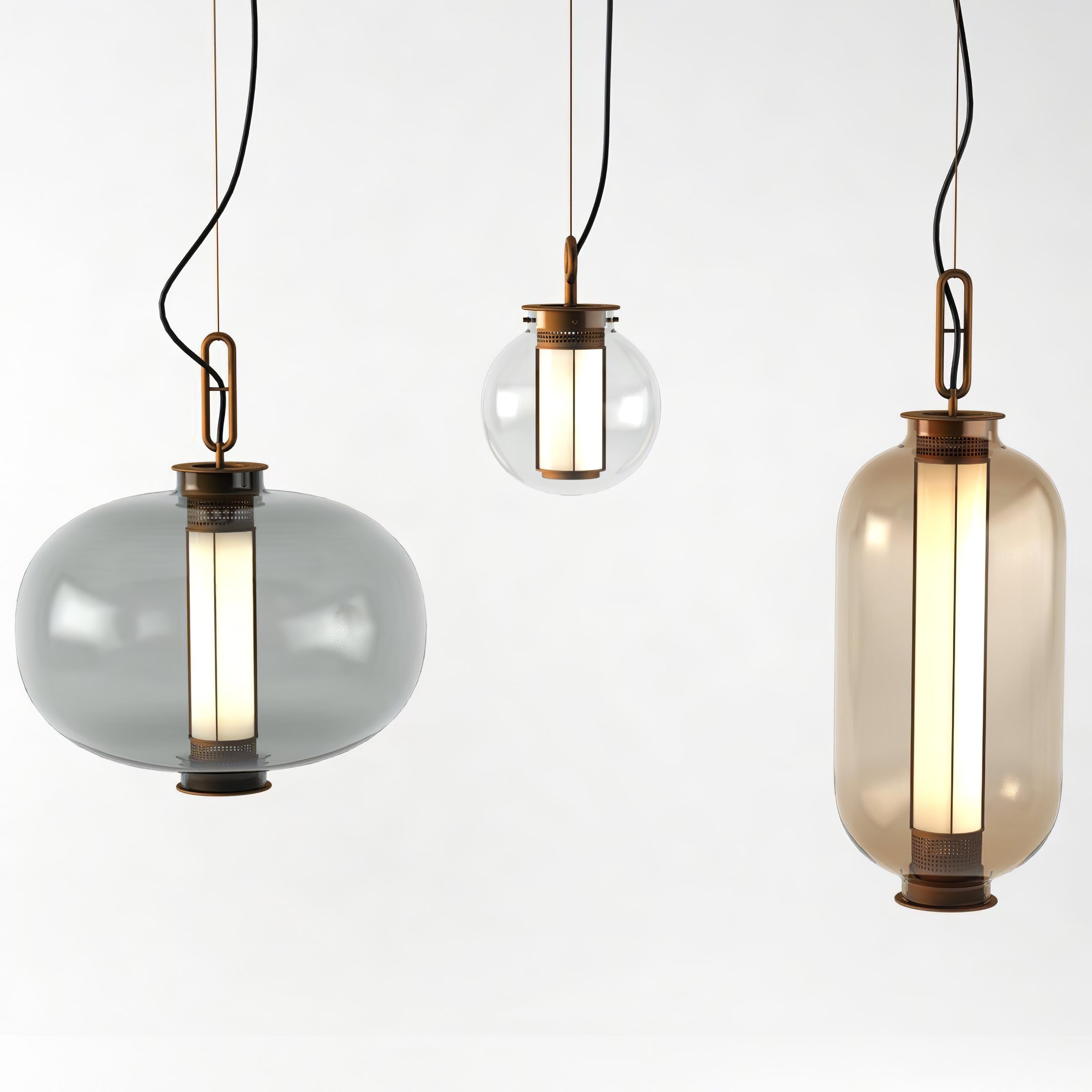 Uphaos Modern Minimalist Family Glass Pendant Light - Letslighting