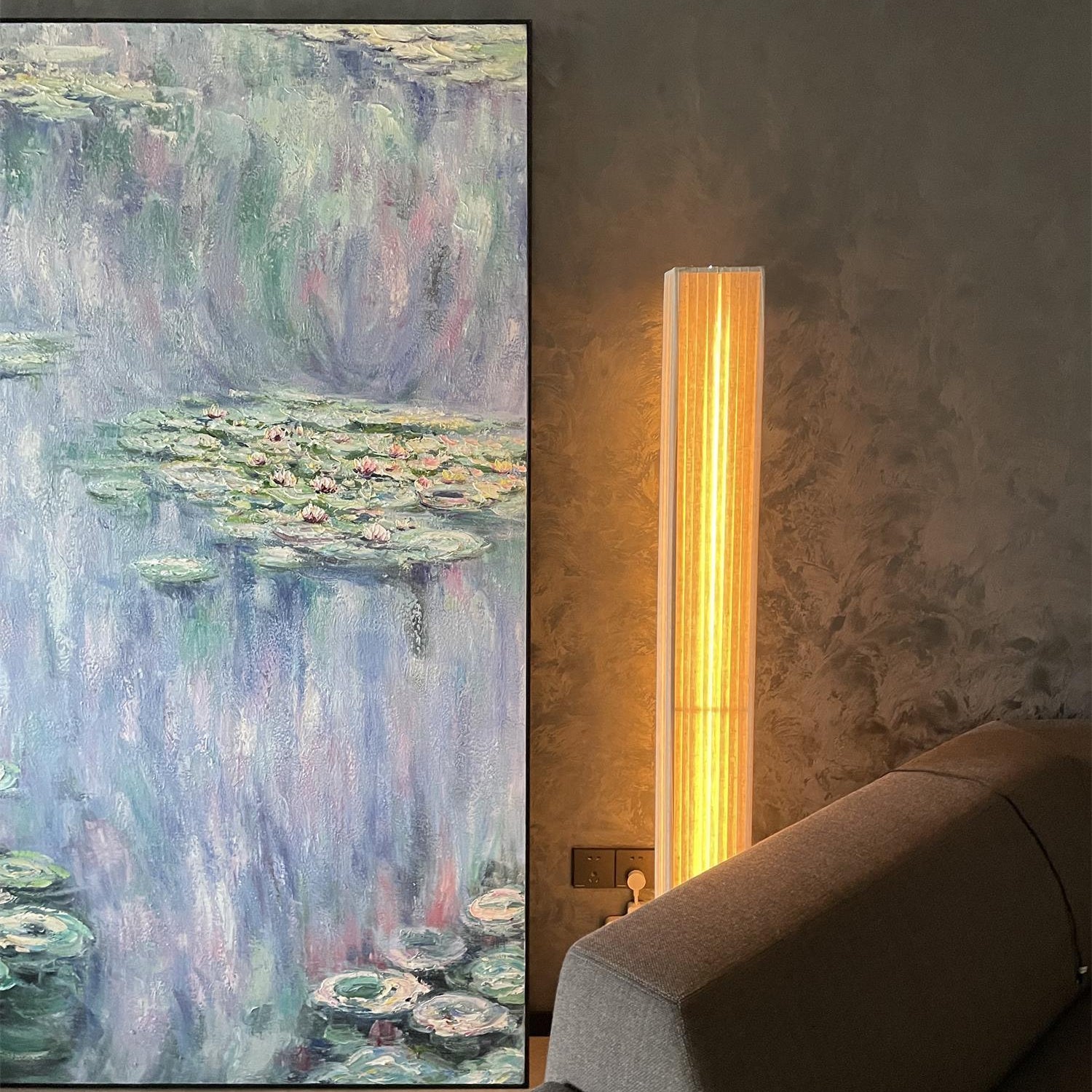 Vesolyre Japandi Fabric Floor Lamp - Letslighting