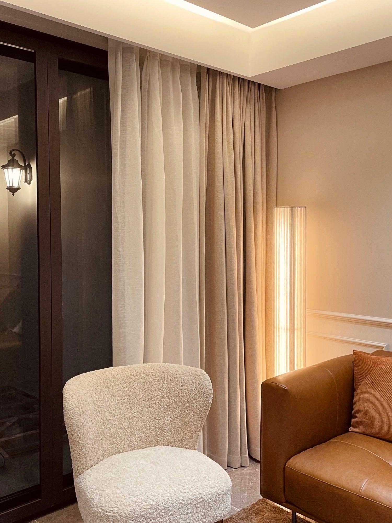 Vesolyre Japandi Fabric Floor Lamp - Letslighting
