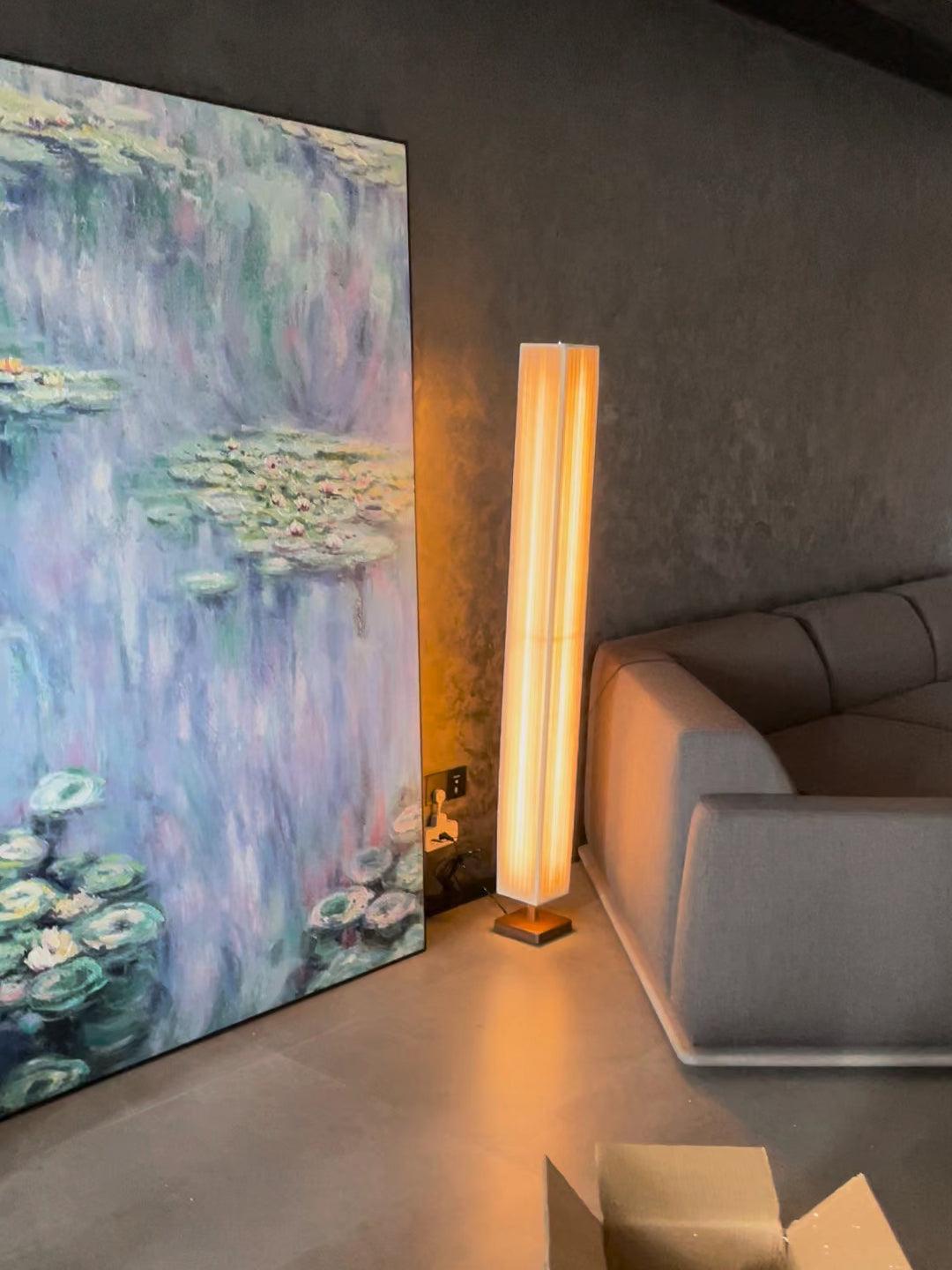 Vesolyre Japandi Fabric Floor Lamp - Letslighting