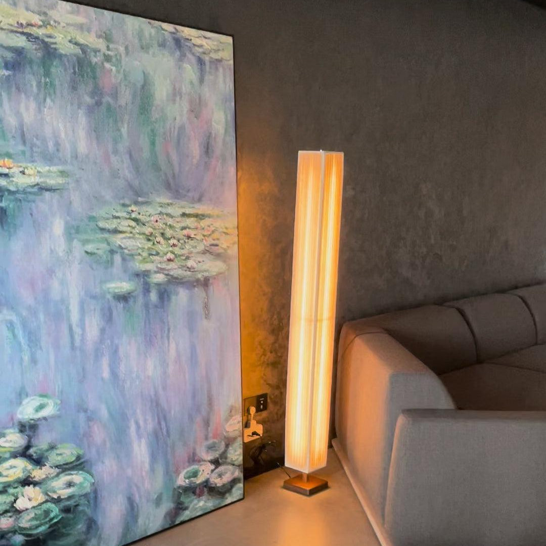 Vesolyre Japandi Fabric Floor Lamp - Letslighting