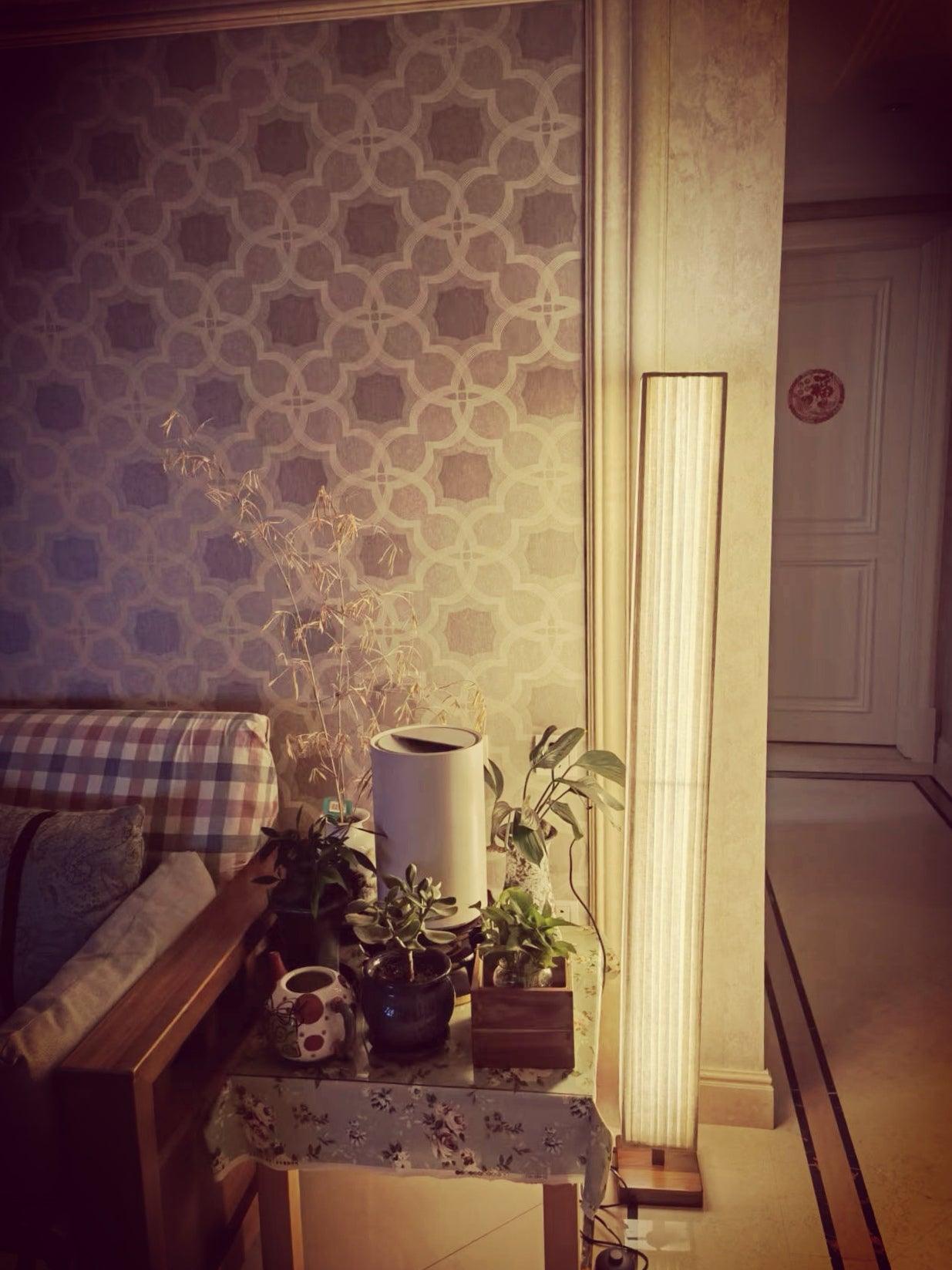 Vesolyre Japandi Fabric Floor Lamp - Letslighting