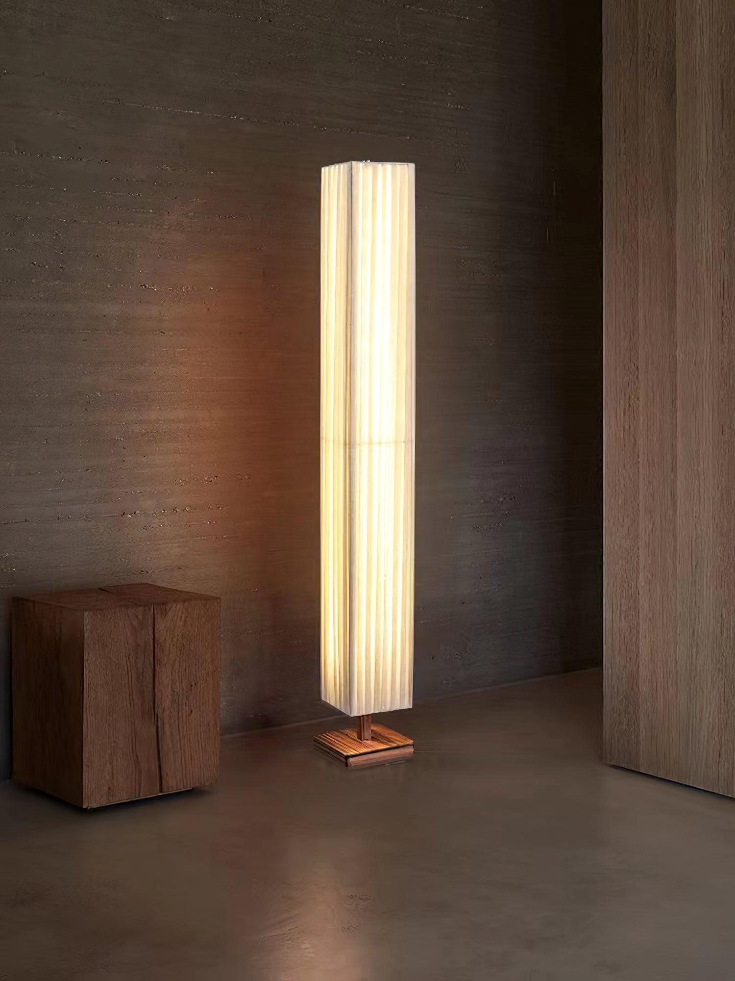 Vesolyre Japandi Fabric Floor Lamp - Letslighting