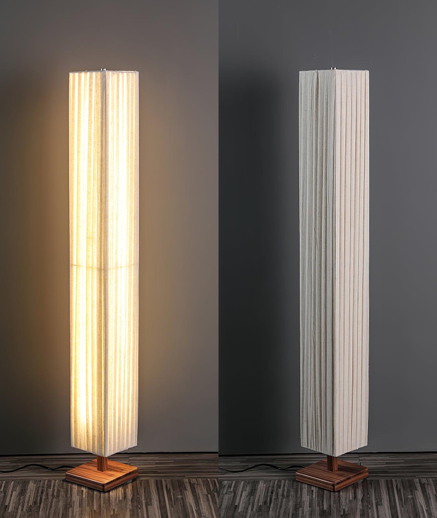 Vesolyre Japandi Fabric Floor Lamp - Letslighting