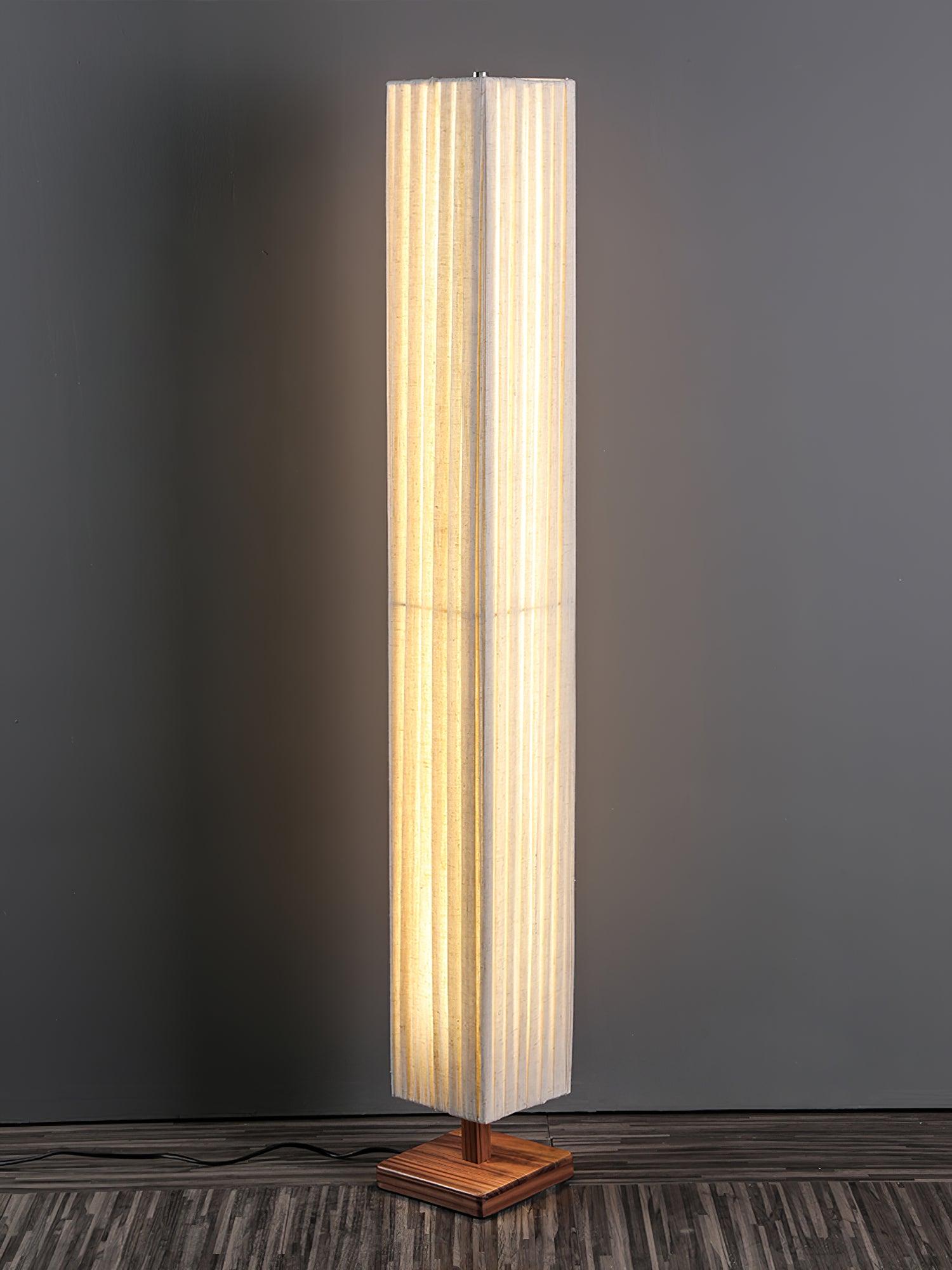 Vesolyre Japandi Fabric Floor Lamp - Letslighting