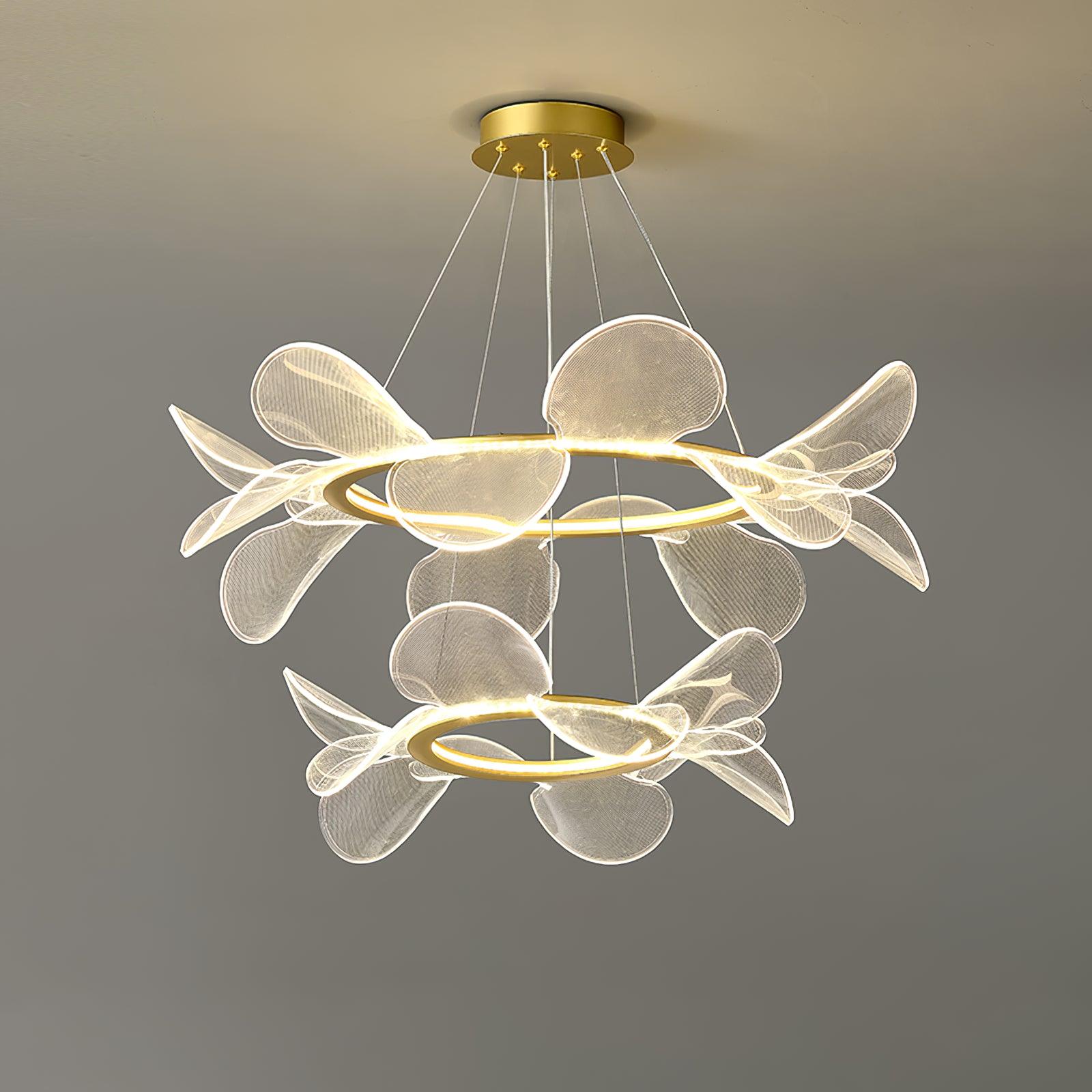 Lustra Chandelier Bain Flying Flowers Acrylic - Letslighting