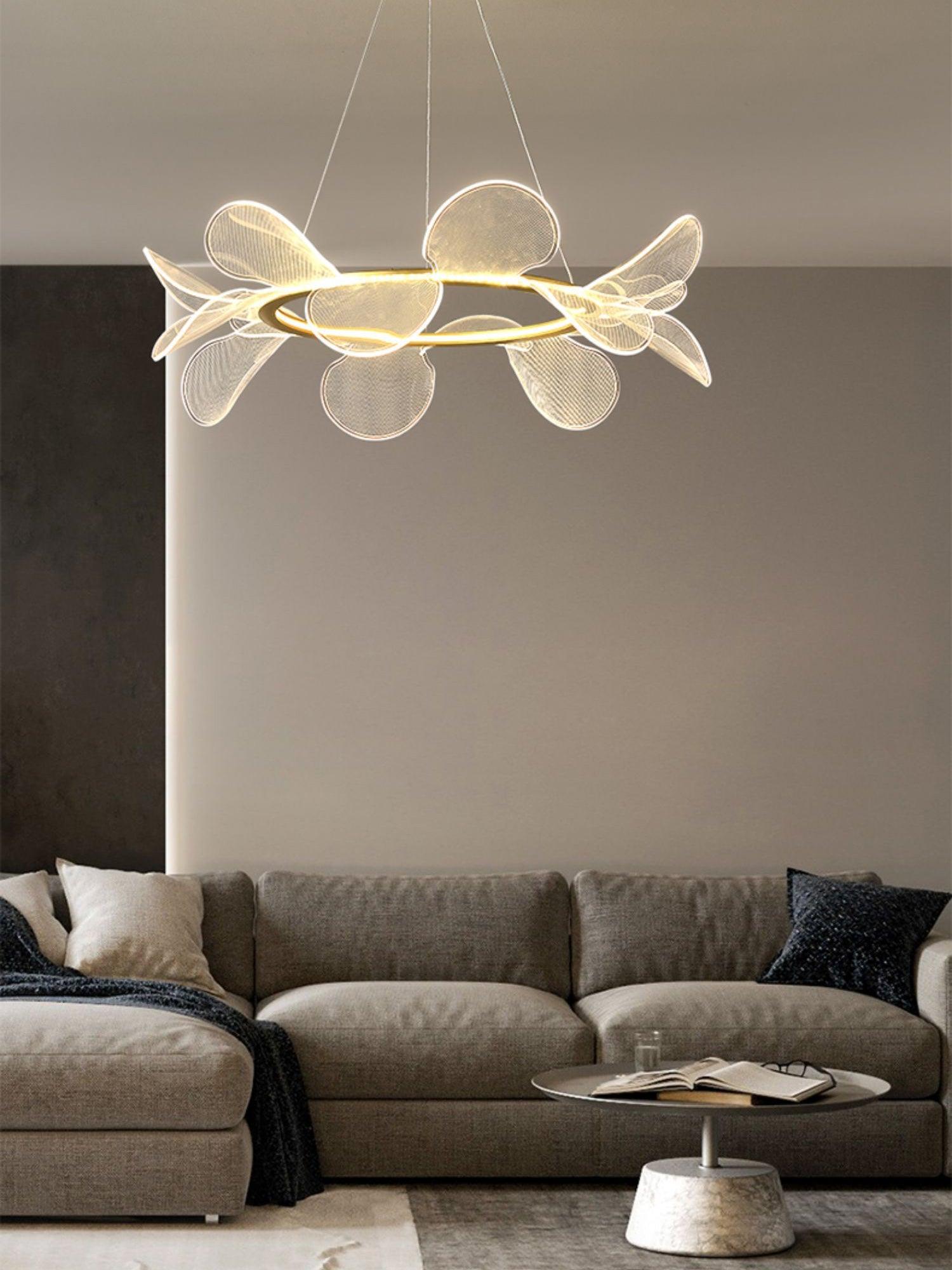 Lustra Chandelier Bain Flying Flowers Acrylic - Letslighting