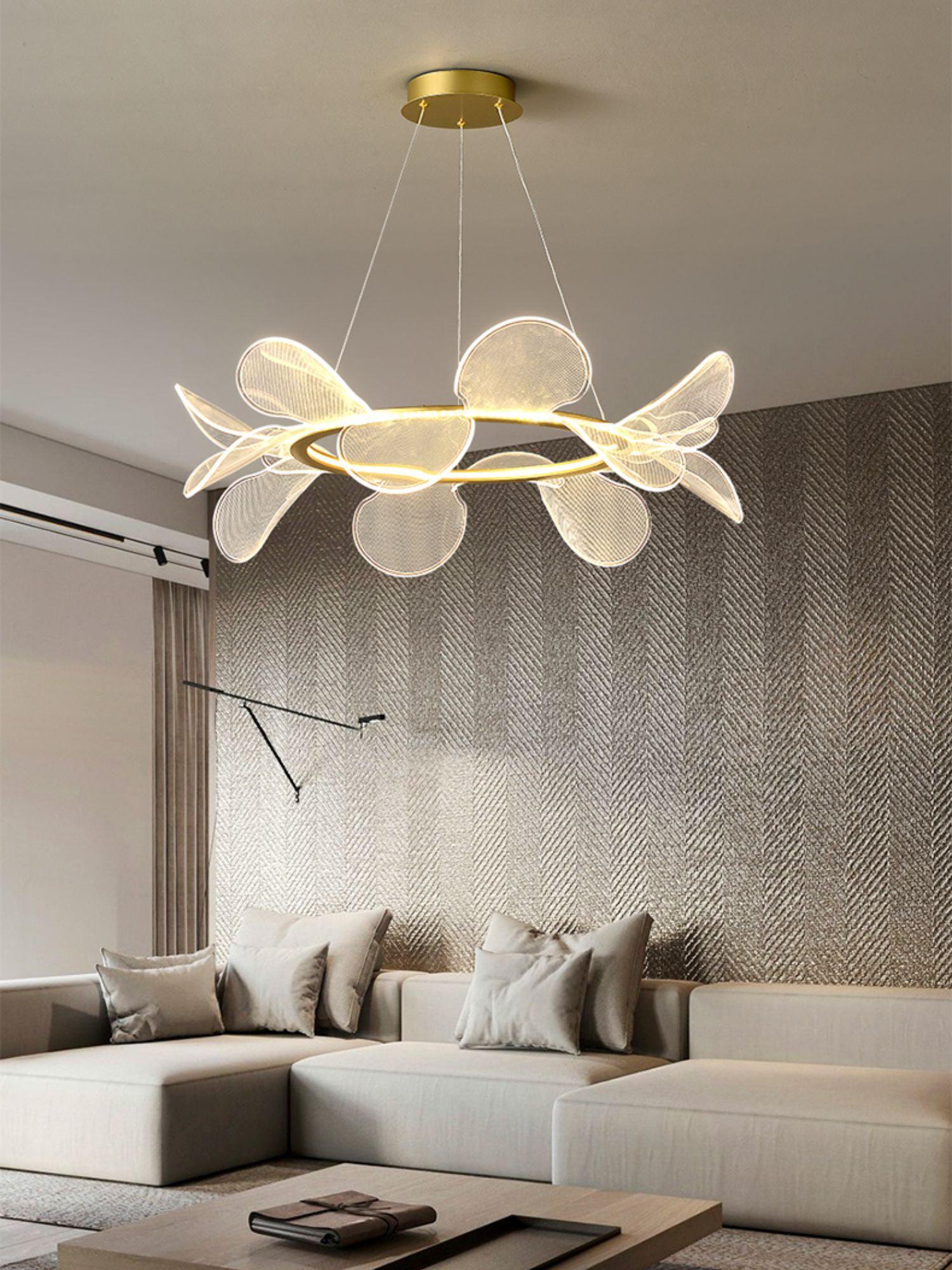 Lustra Chandelier Bain Flying Flowers Acrylic - Letslighting