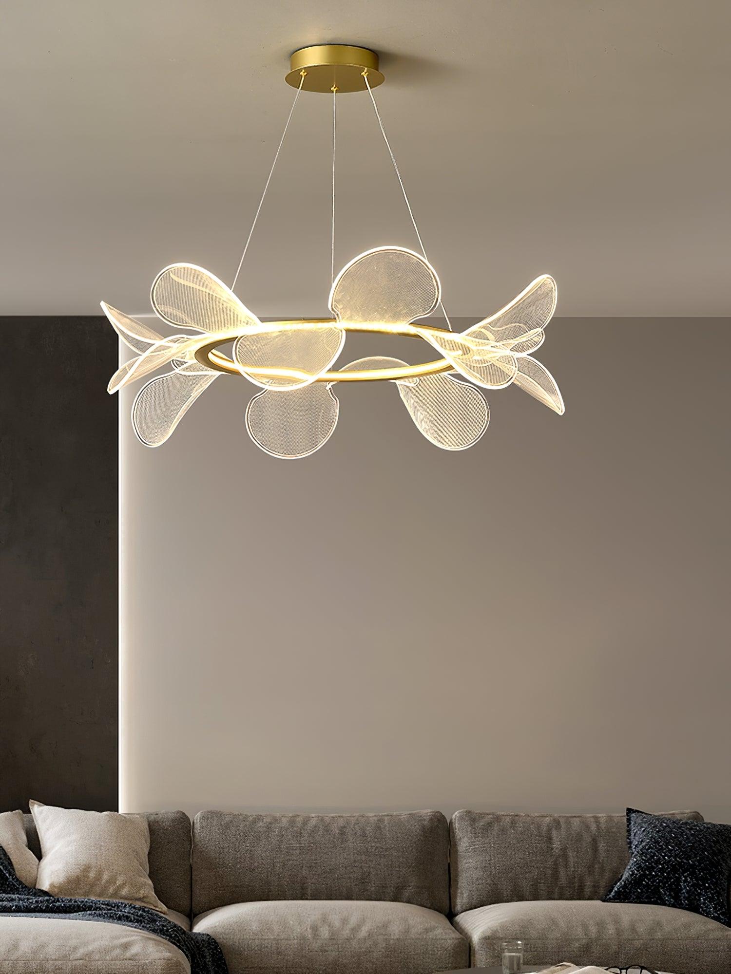 Lustra Chandelier Bain Flying Flowers Acrylic - Letslighting
