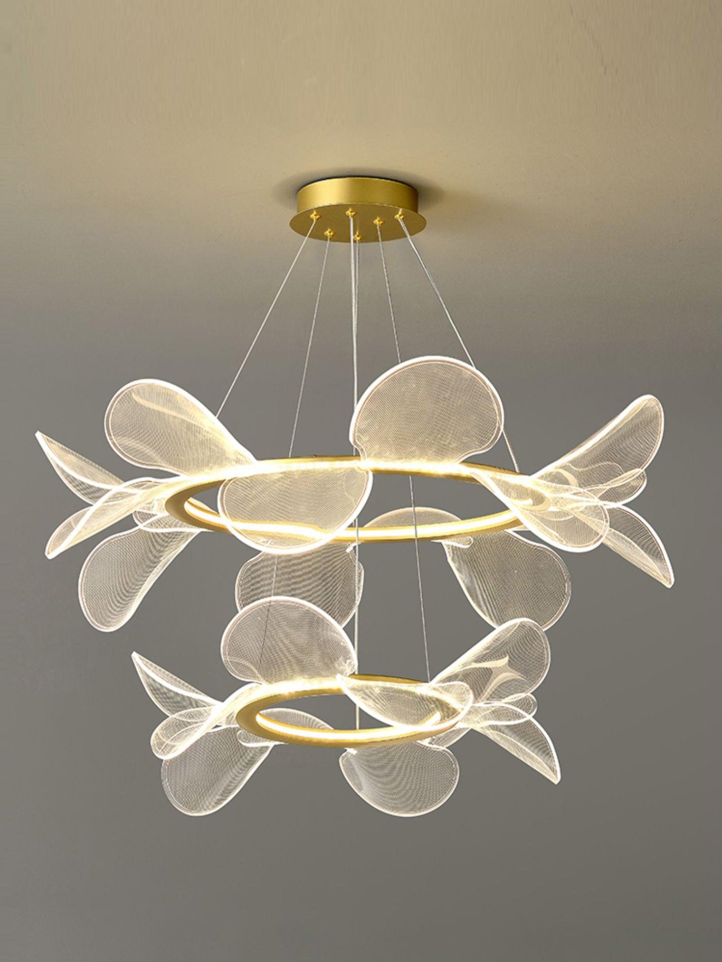 Lustra Chandelier Bain Flying Flowers Acrylic - Letslighting