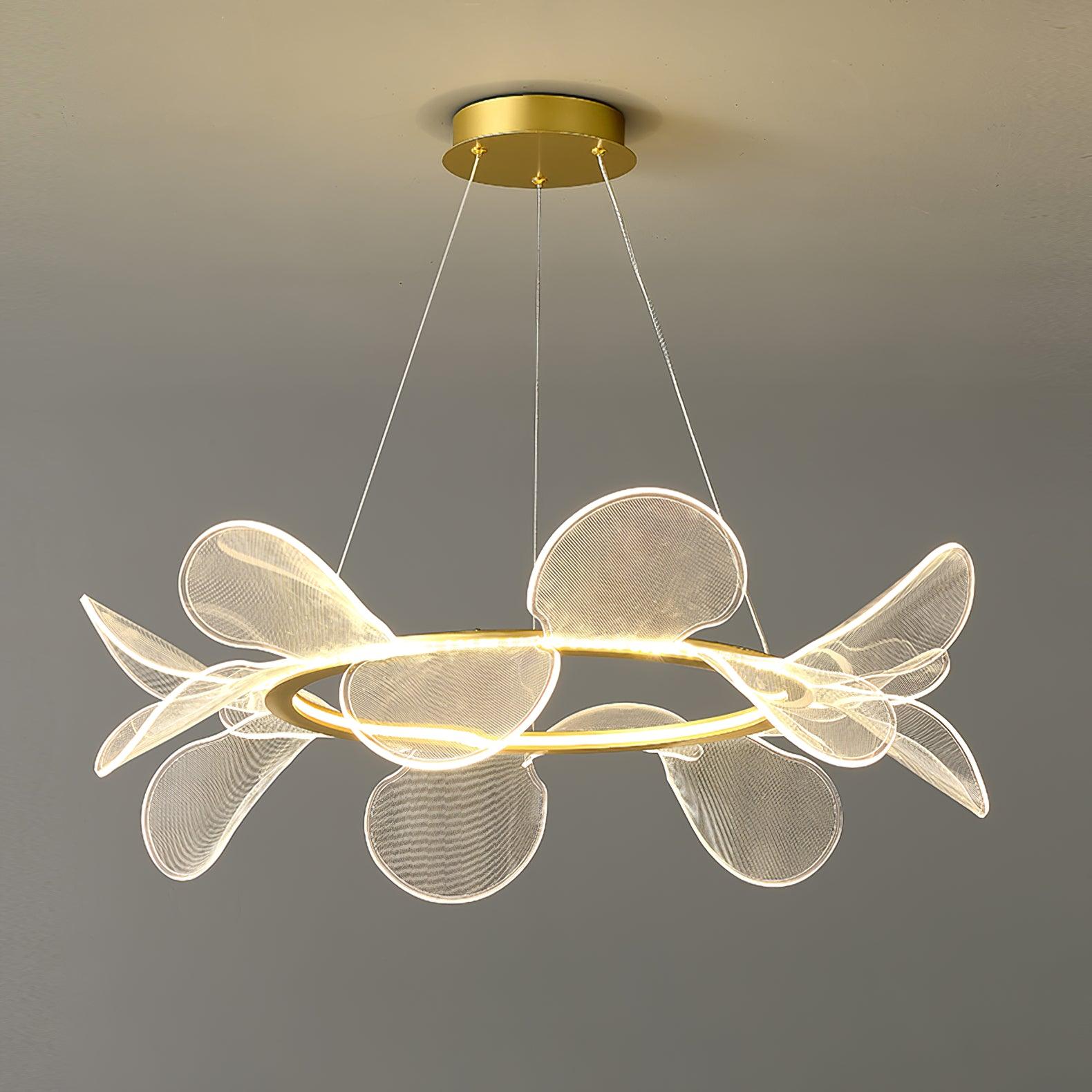 Lustra Chandelier Bain Flying Flowers Acrylic - Letslighting