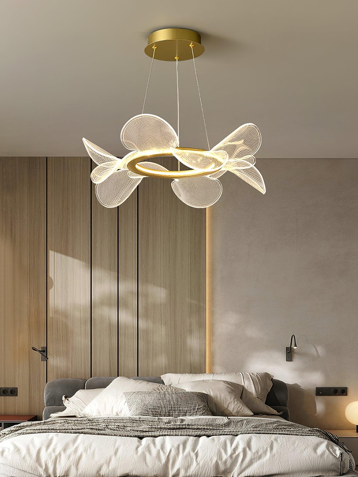 Lustra Chandelier Bain Flying Flowers Acrylic - Letslighting