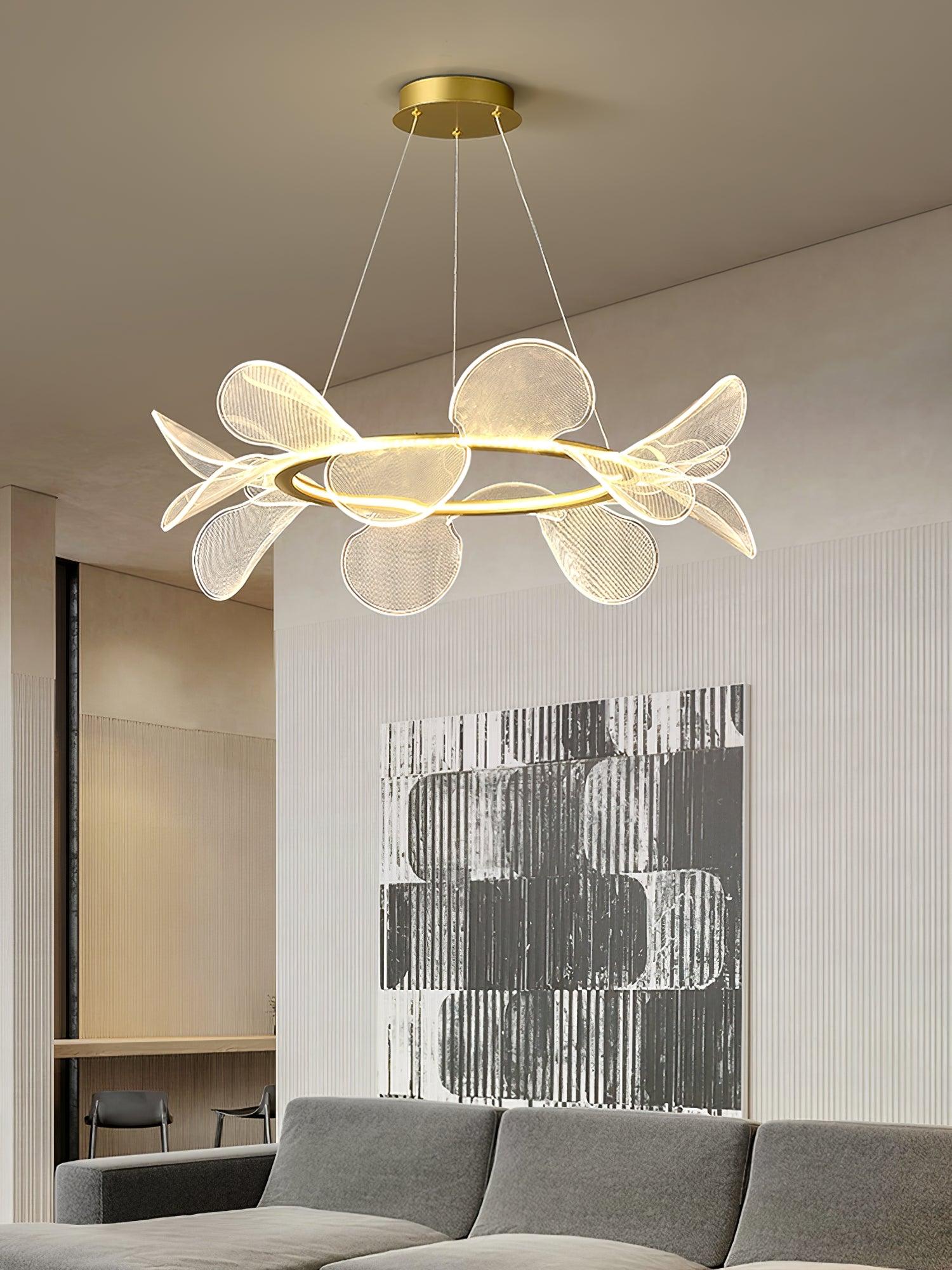 Lustra Chandelier Bain Flying Flowers Acrylic - Letslighting