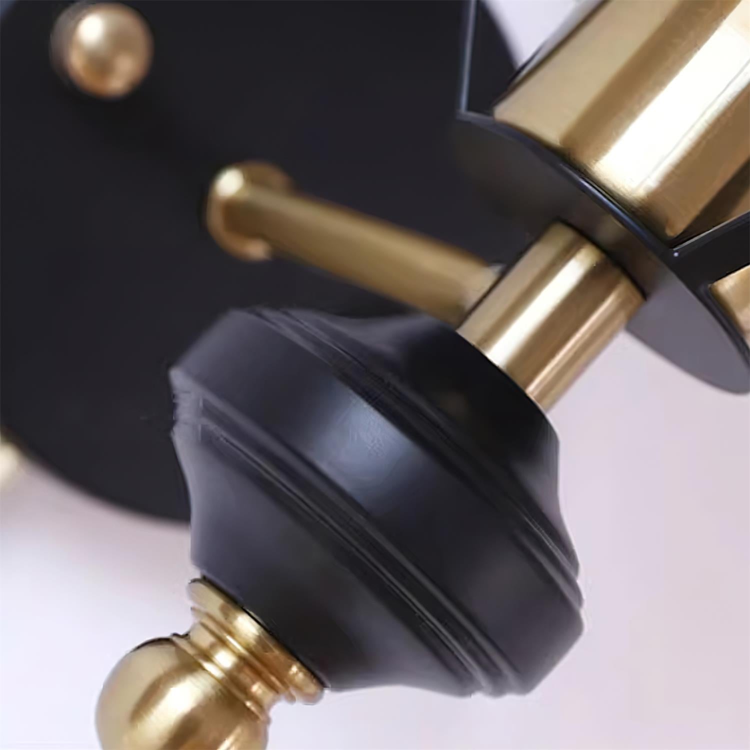 Aurum Balck Wall Light pull-chain switch - Letslighting