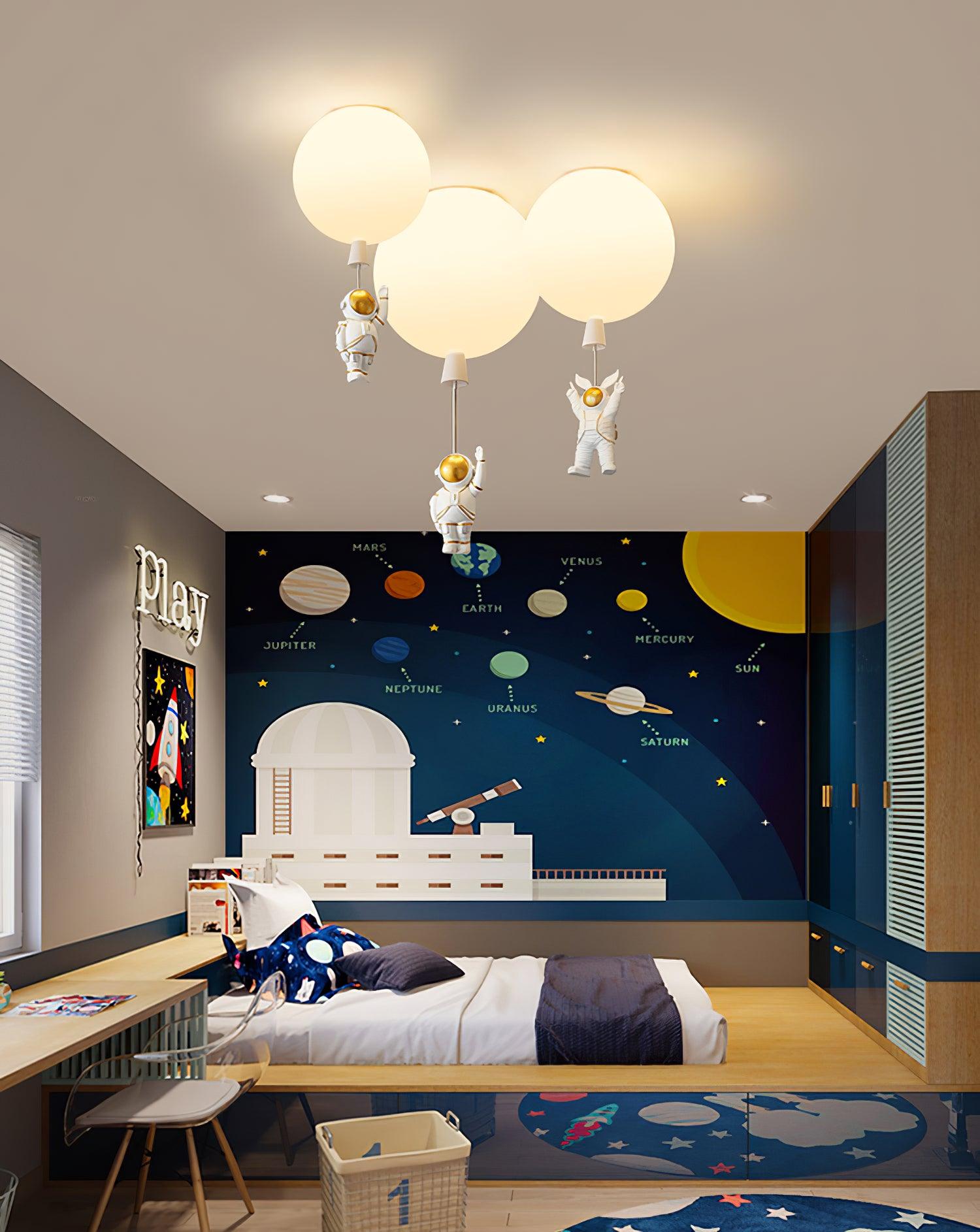 Iraeiel Unique Balloon Glossy Ceiling Light - Letslighting