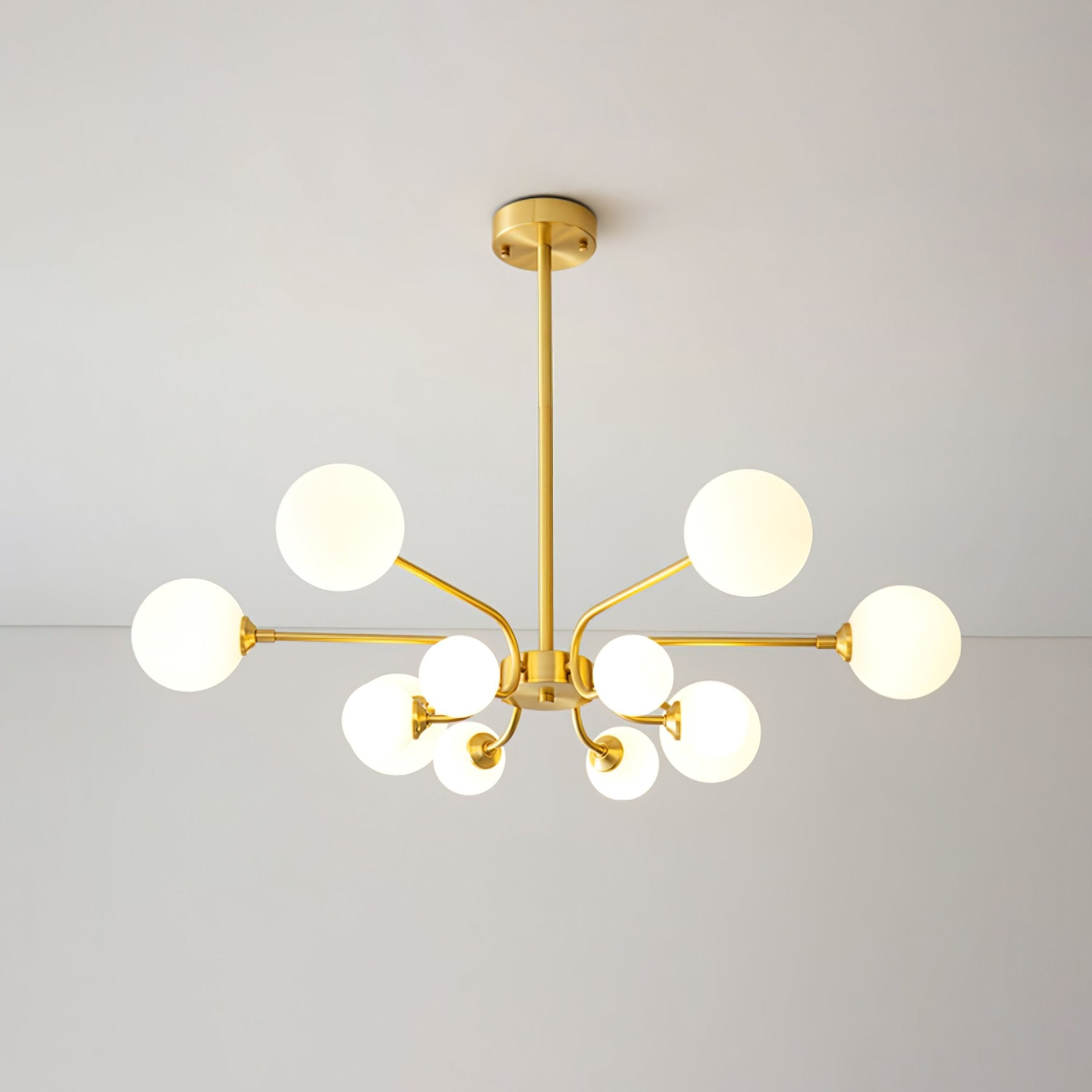 Aurora Chandelier Globe Arm Modern - Letslighting