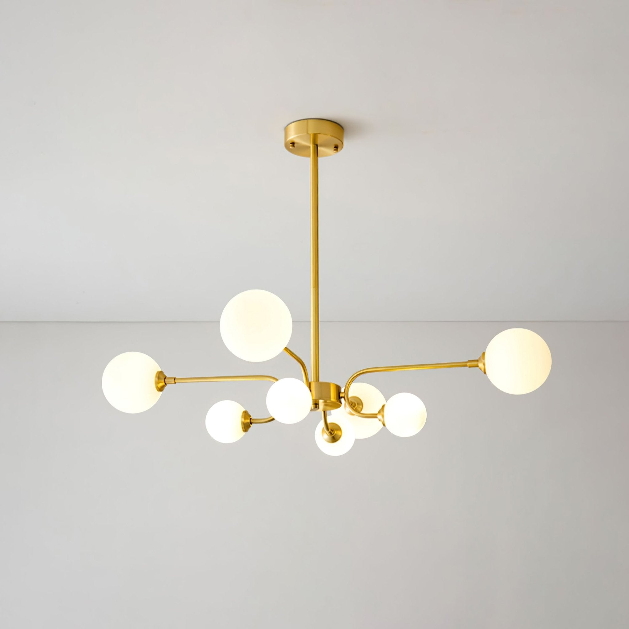 Aurora Chandelier Globe Arm Modern - Letslighting
