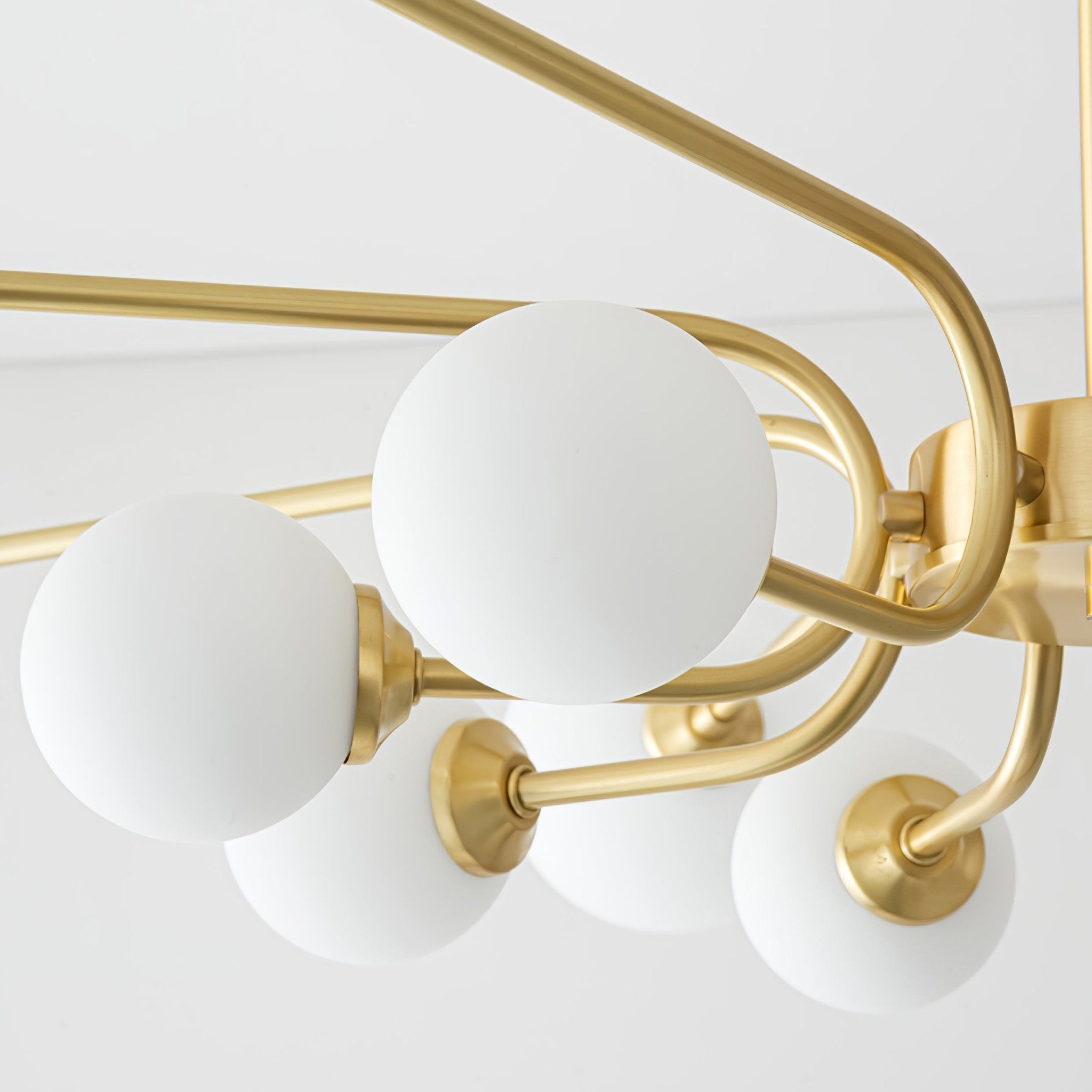 Aurora Chandelier Globe Arm Modern - Letslighting