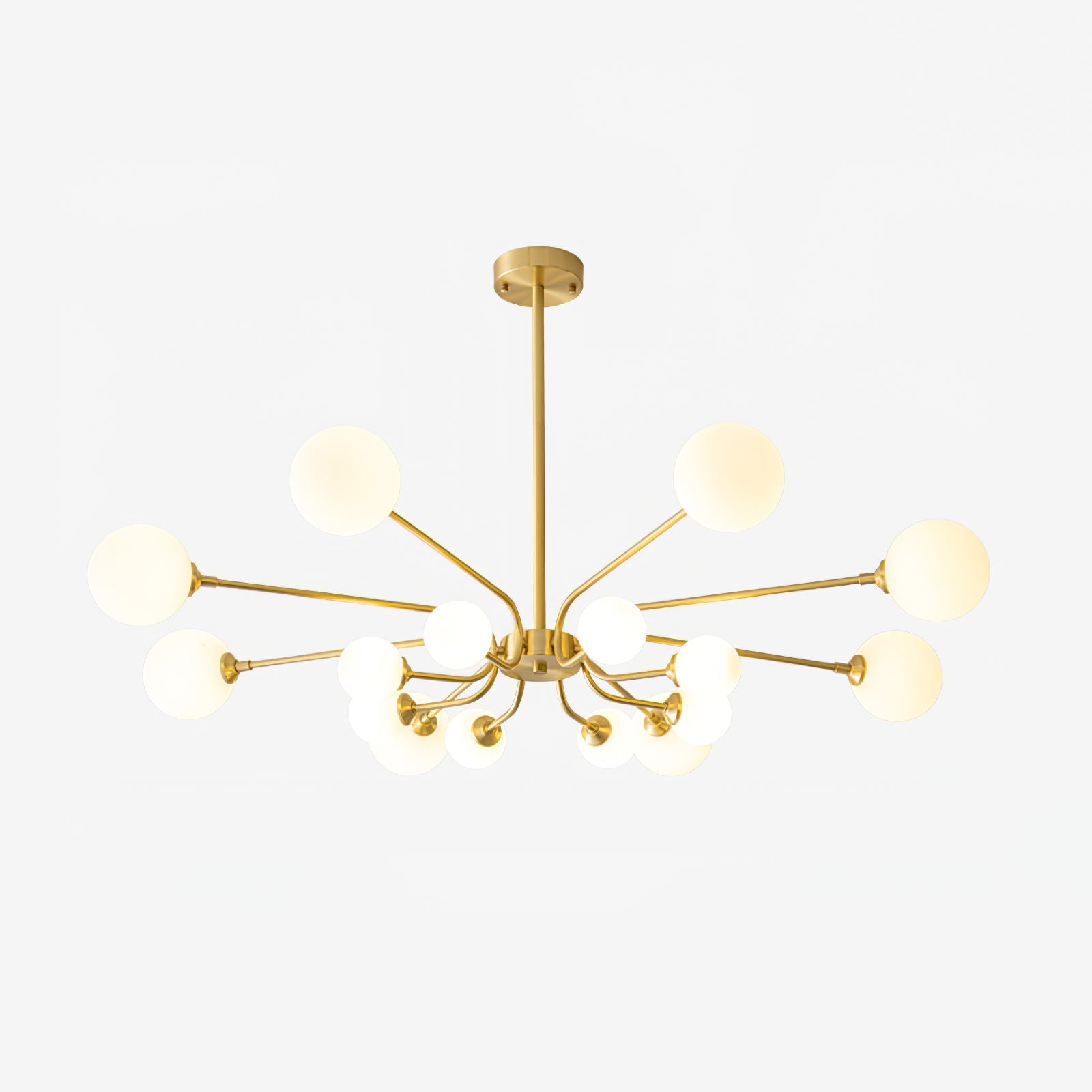 Aurora Chandelier Globe Arm Modern - Letslighting