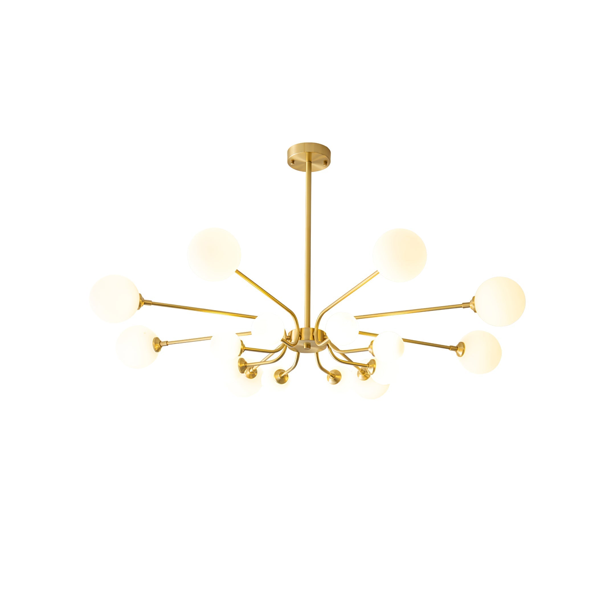 Aurora Chandelier Globe Arm Modern - Letslighting