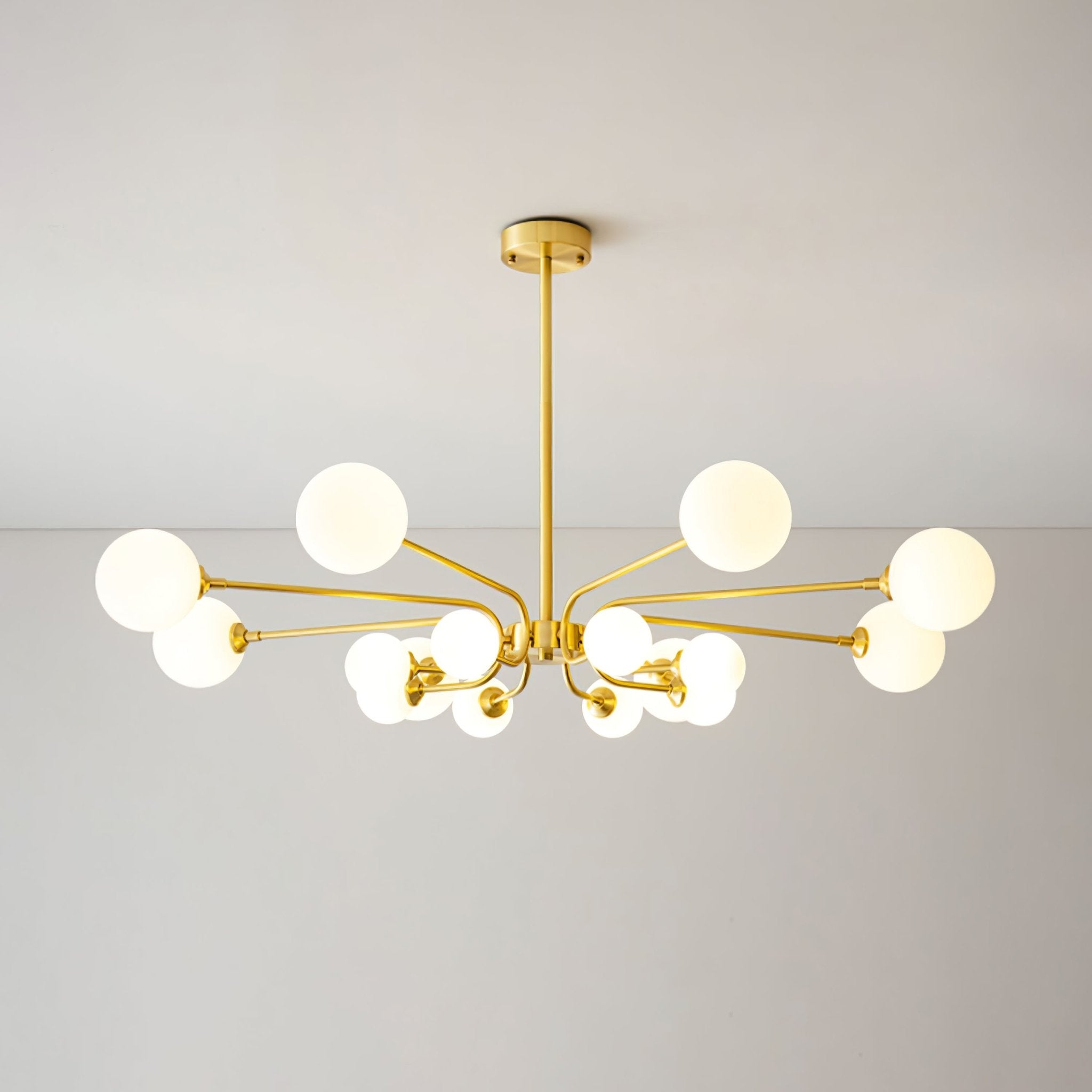 Aurora Chandelier Globe Arm Modern - Letslighting